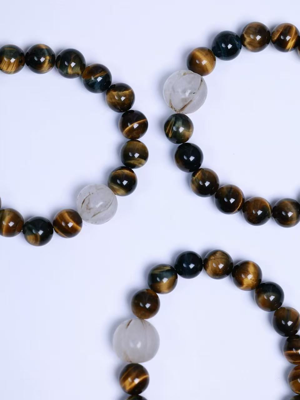 Tiger‘s Eye & Old Melon Beads Bracelet