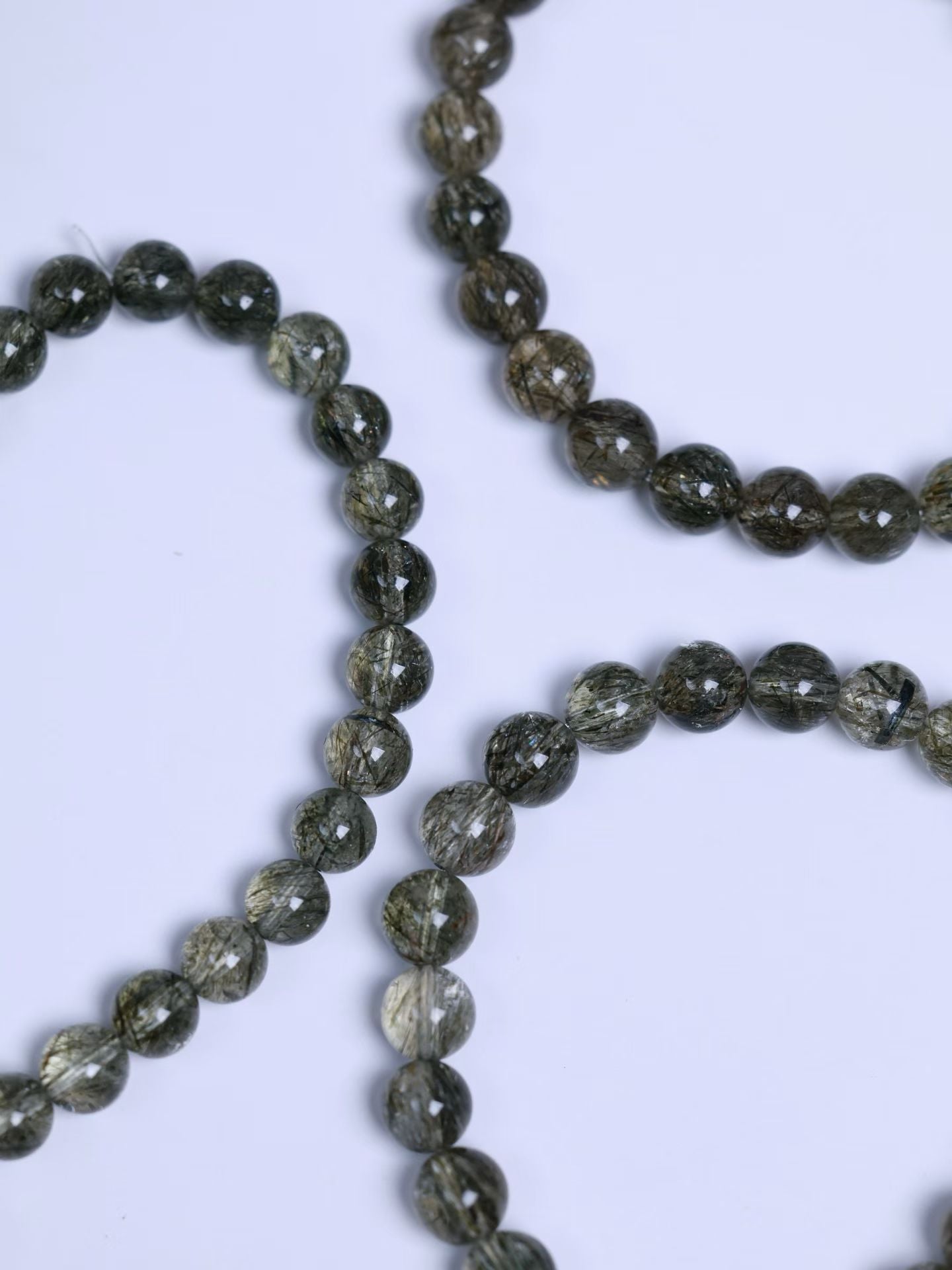 Green Rutilated Quartz Bracelet