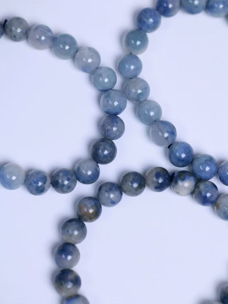 Blue-veined Stone Bracelet