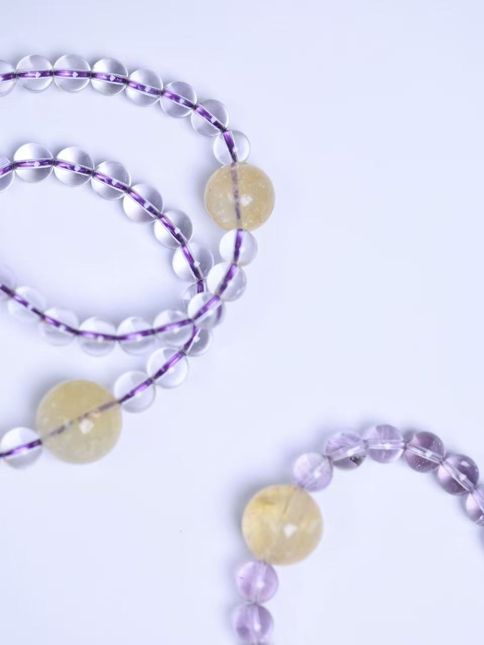 Bolivian Amethyst & Citrine Bracelet