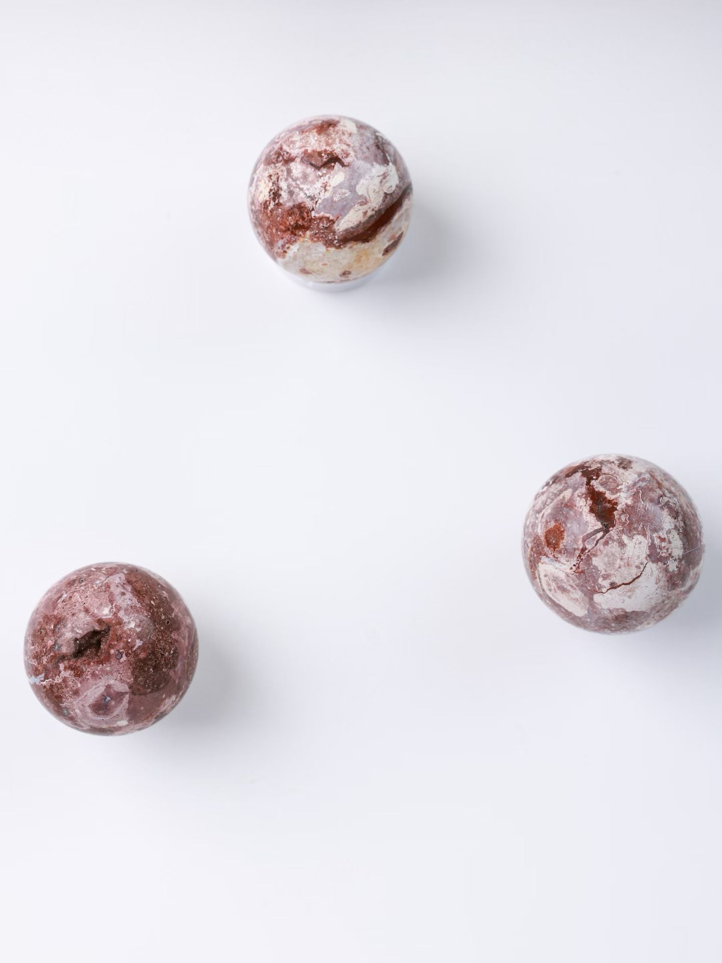 Red Mexican Agate Geode Sphere