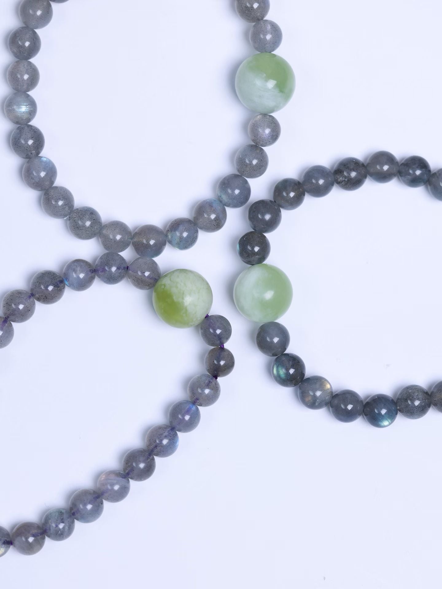 Labradorite & Nephrite Bracelet