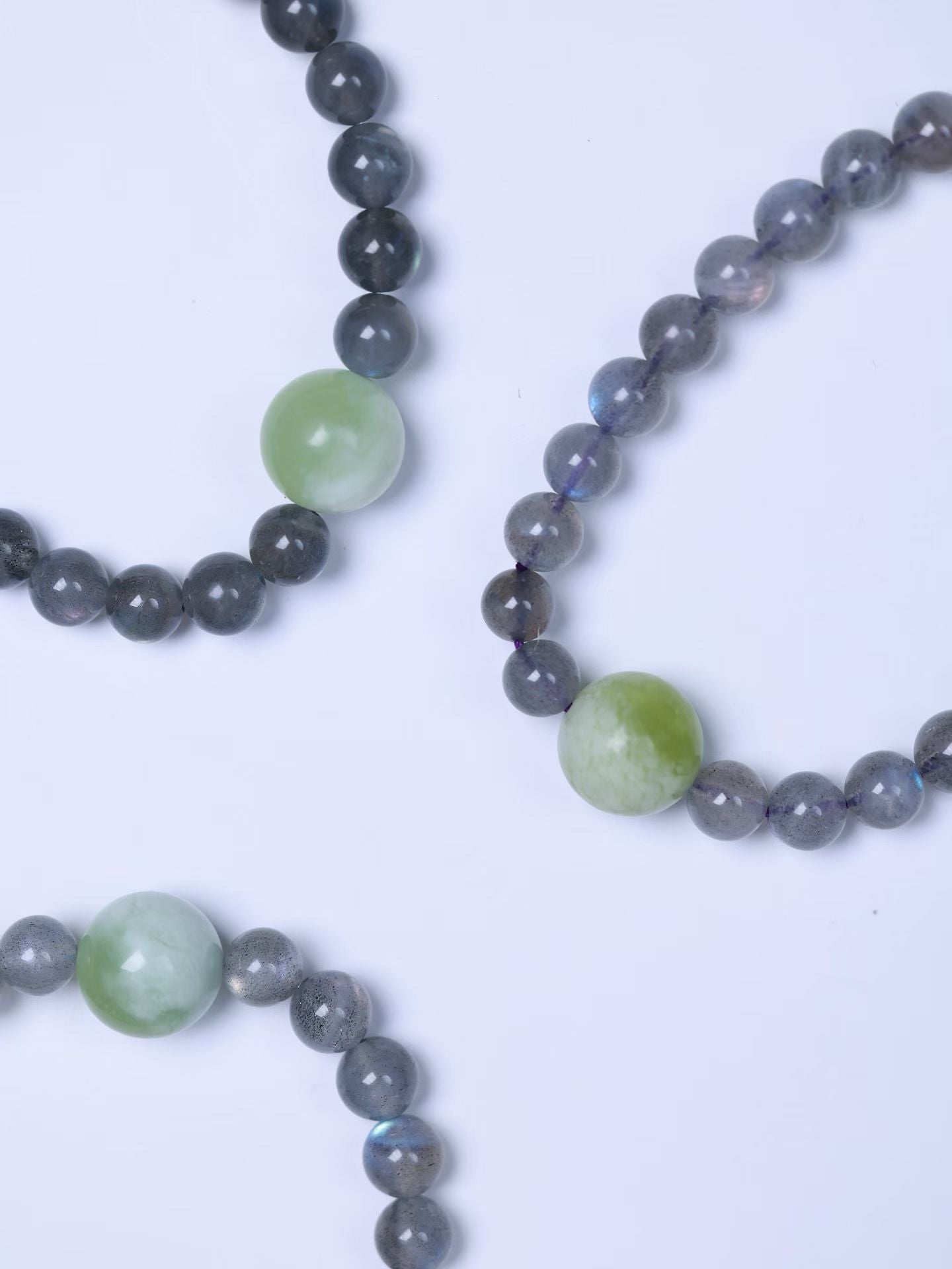Labradorite & Nephrite Bracelet