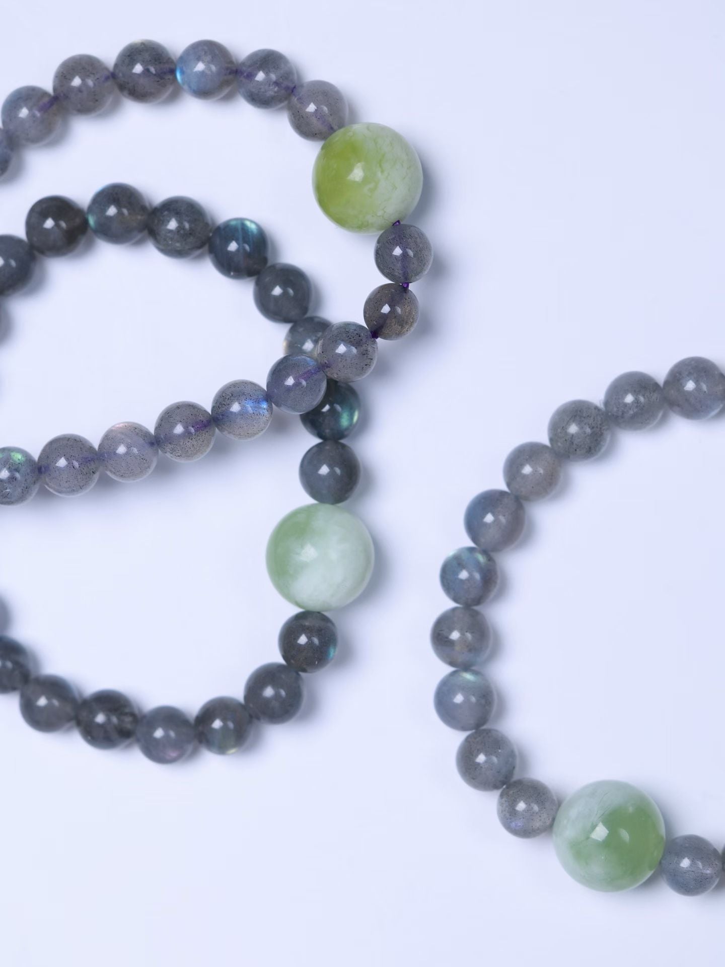 Labradorite & Nephrite Bracelet