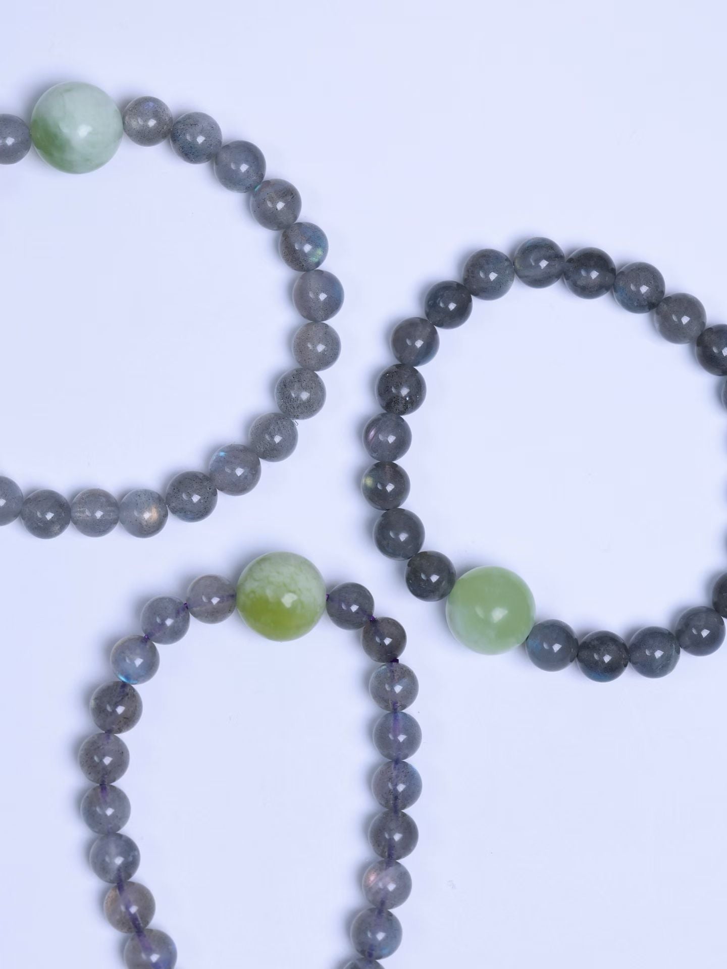 Labradorite & Nephrite Bracelet