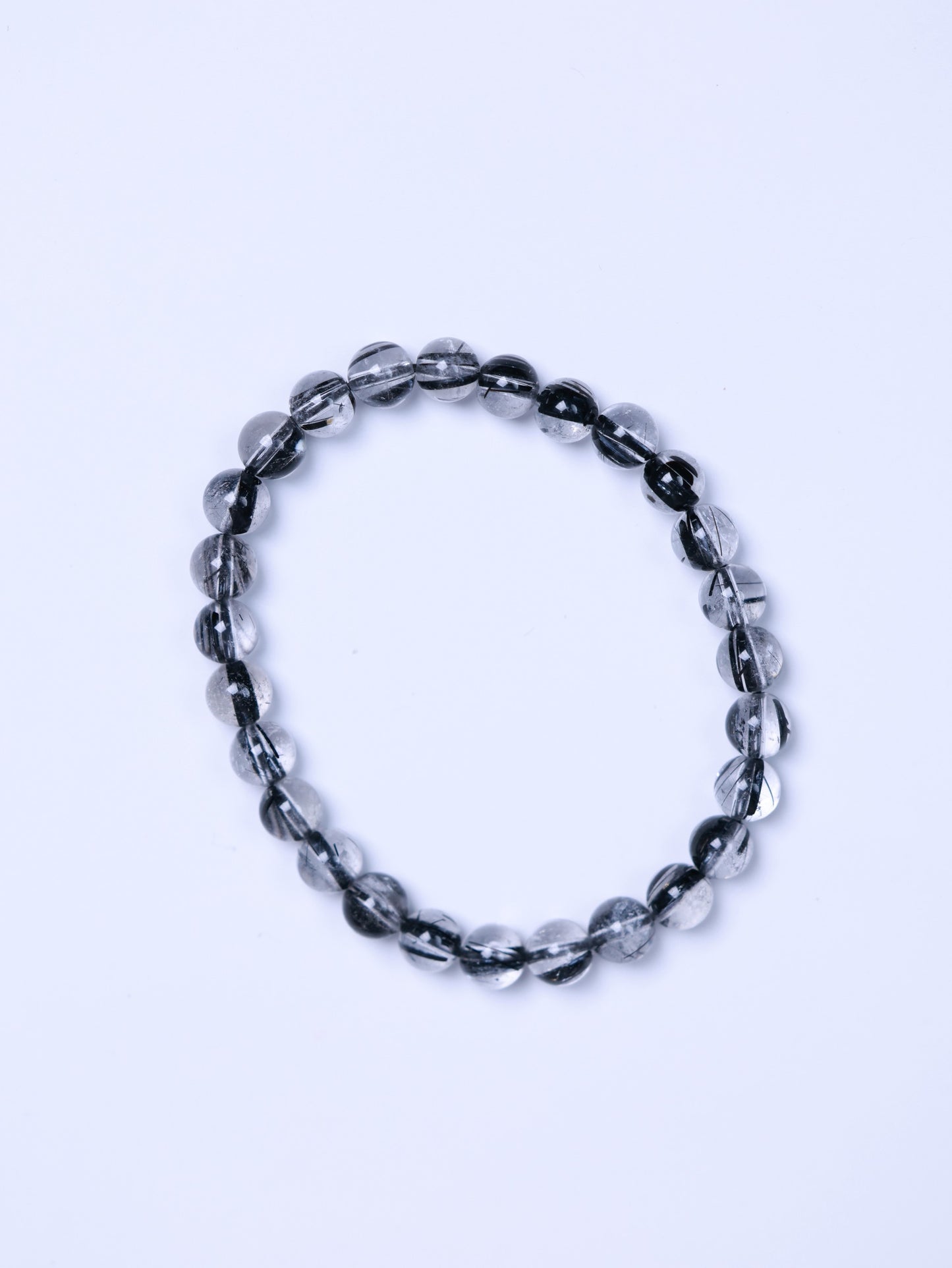 Black Rutilated Quartz Bracelet