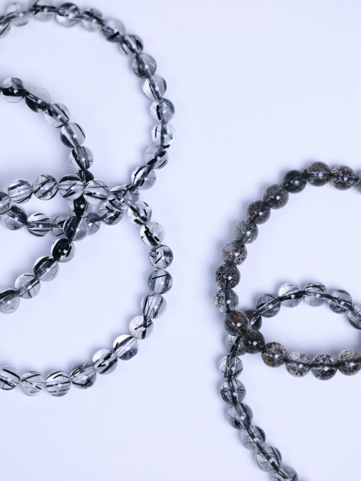 Black Strawberry Quartz Bracelet