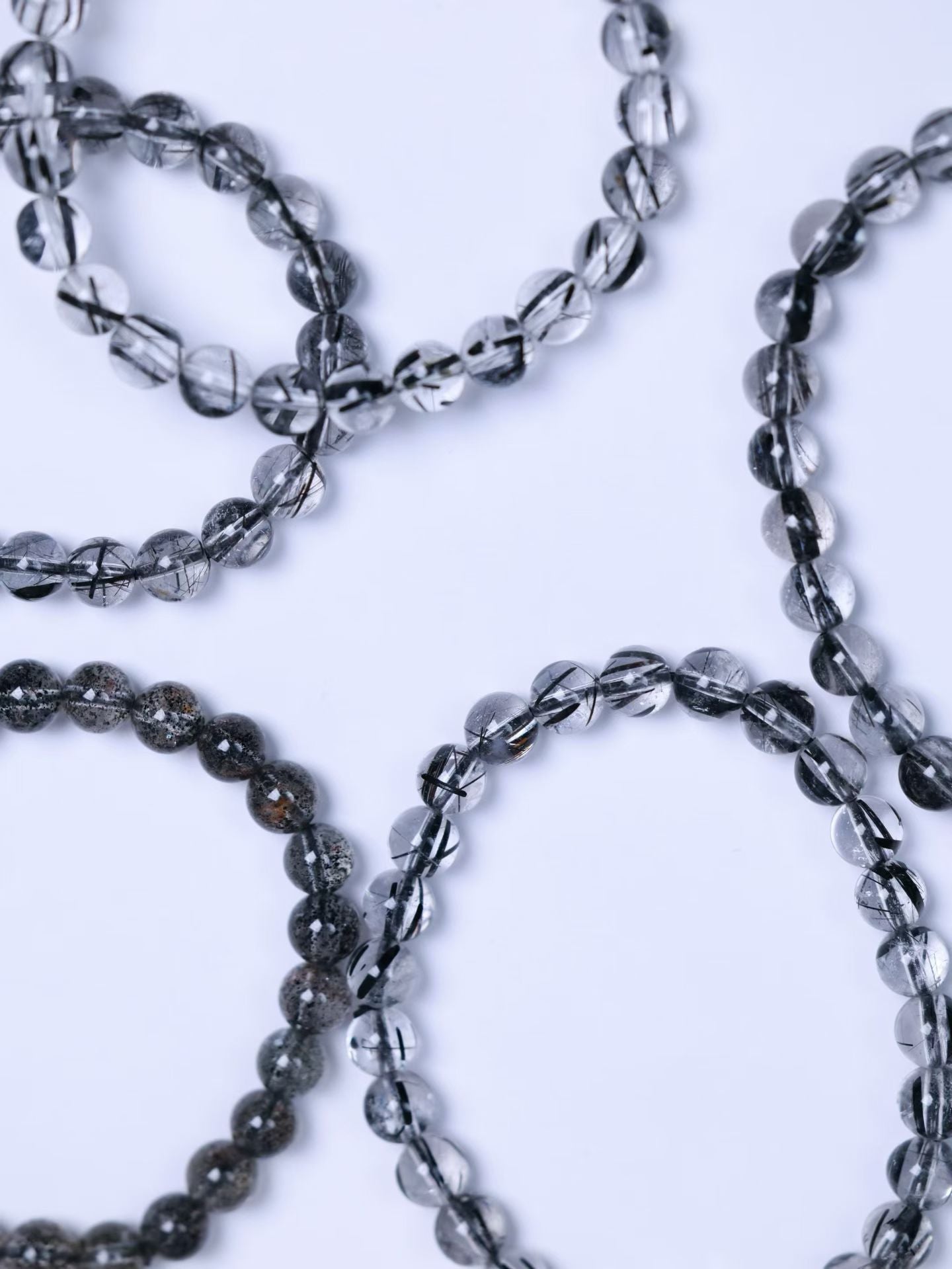 Black Strawberry Quartz Bracelet