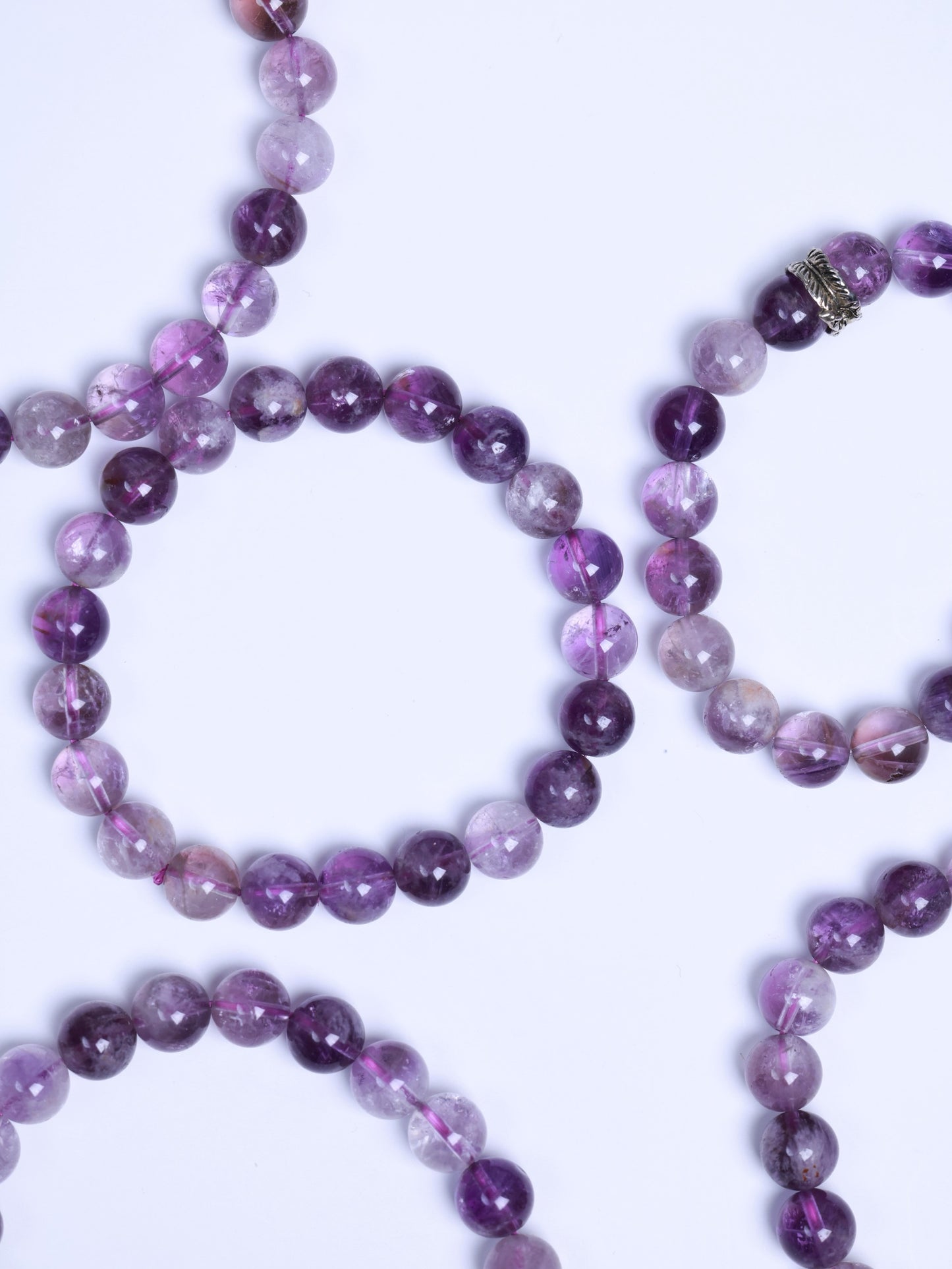 Purple Phantom Quartz Bracelet