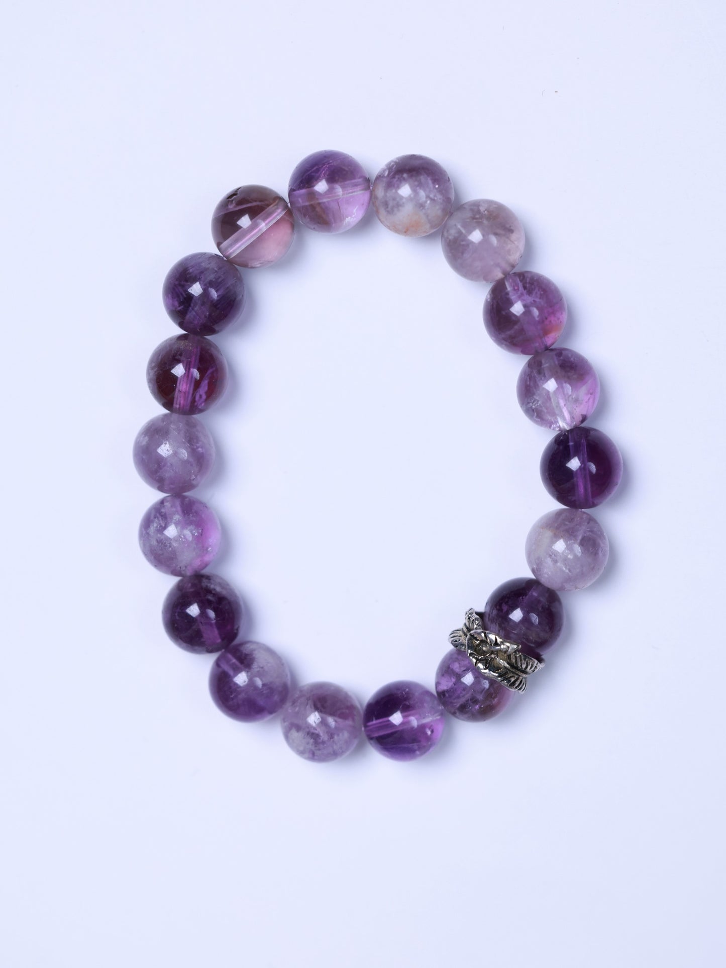Purple Phantom Quartz Bracelet