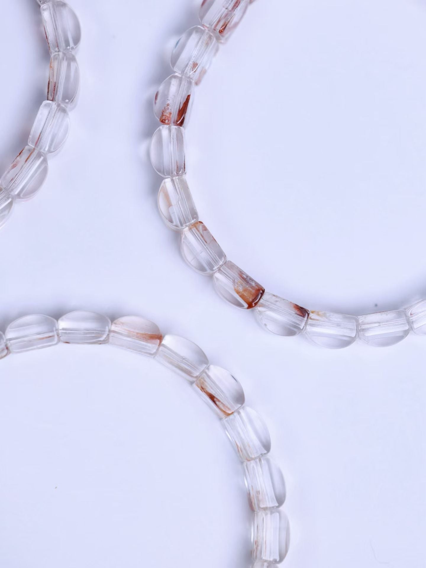 Red glue flower crystal  Bracelet