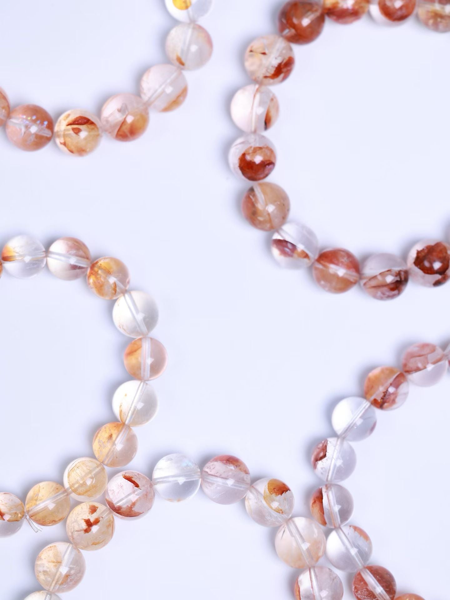 Orange Blossom Amber Crystal Bracelet