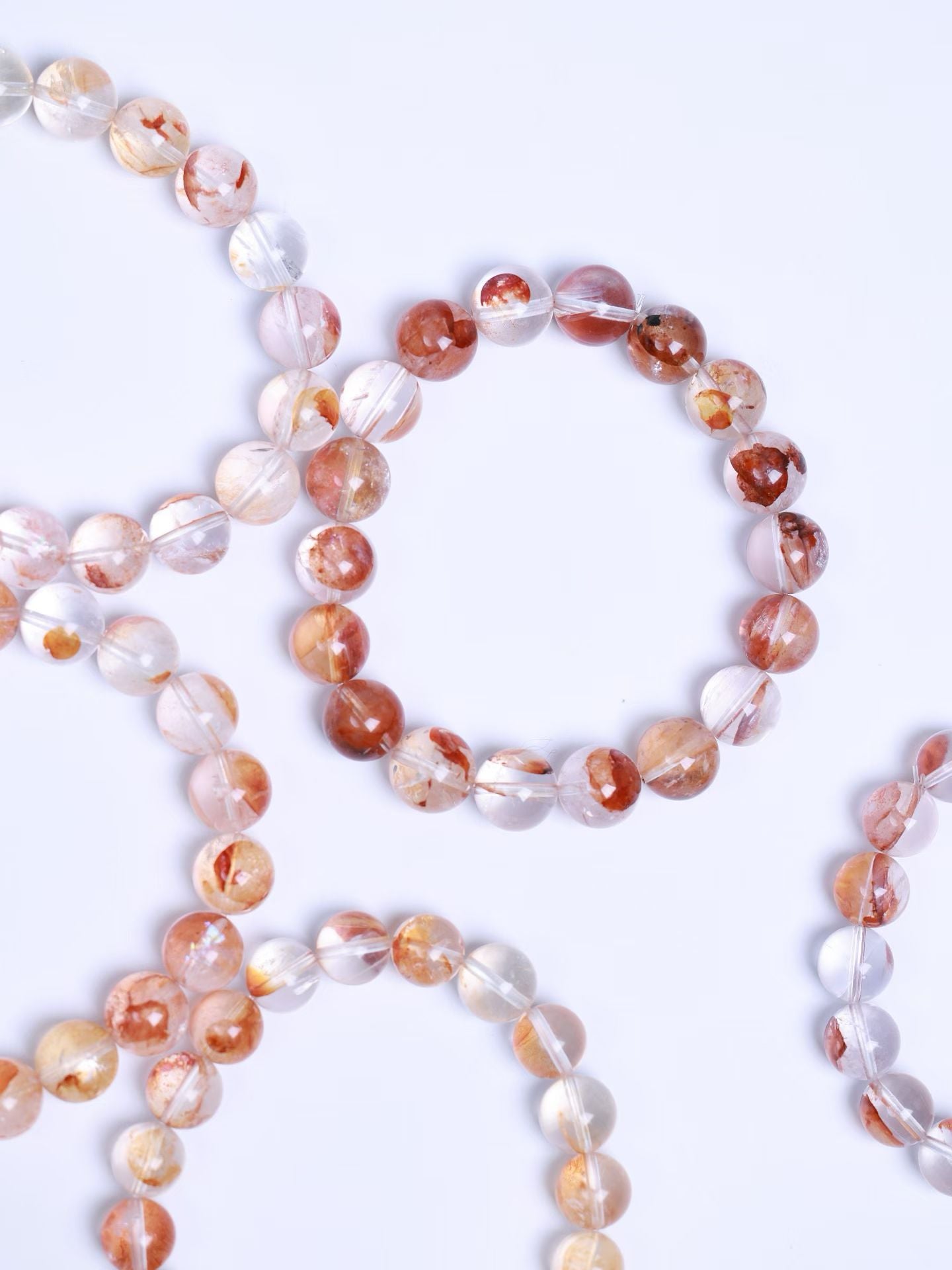 Orange Blossom Amber Crystal Bracelet