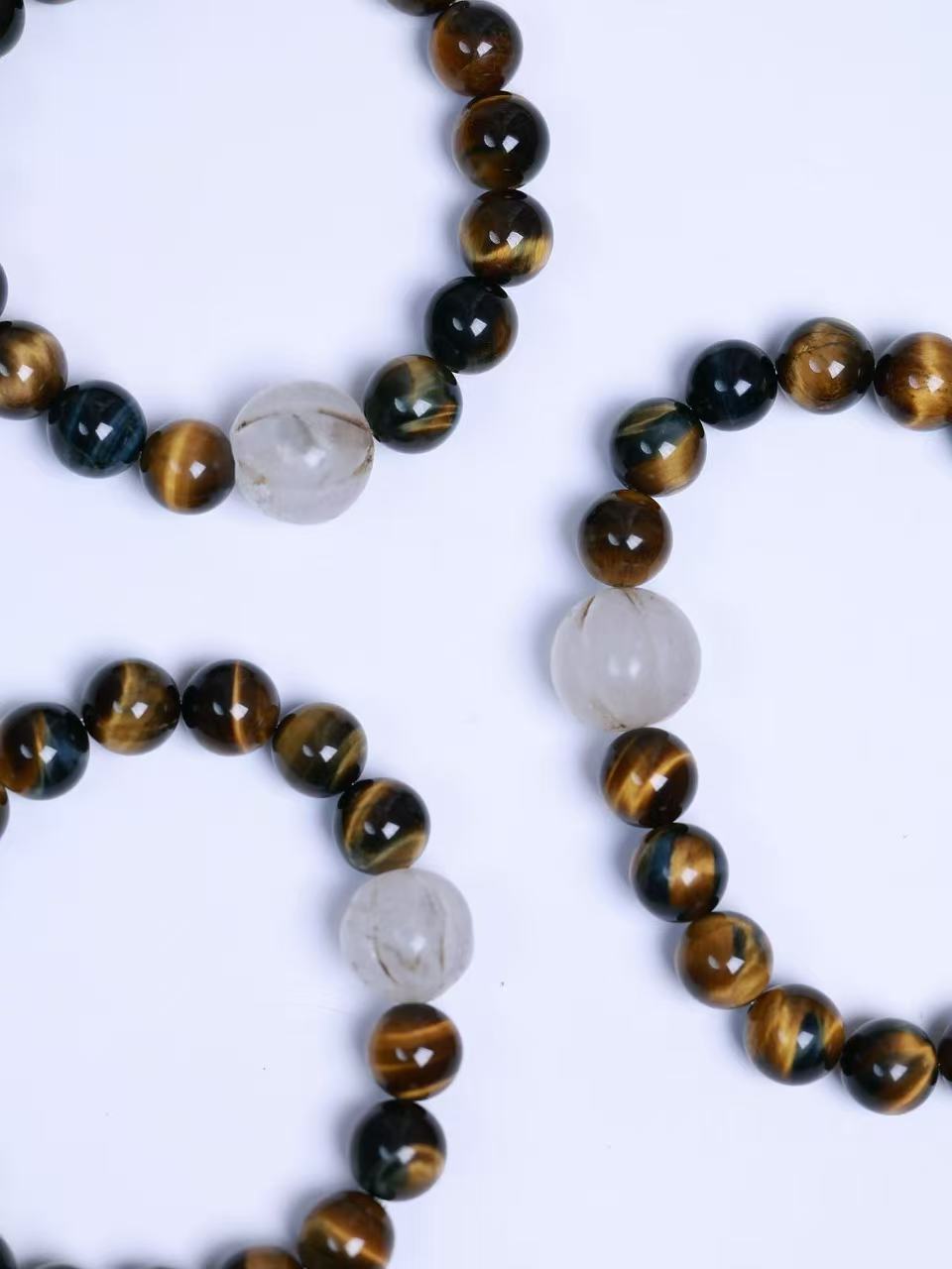 Tiger‘s Eye & Old Melon Beads Bracelet