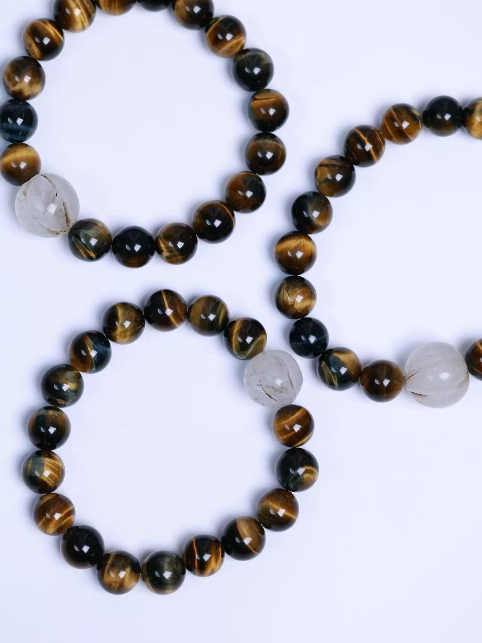Tiger‘s Eye & Old Melon Beads Bracelet