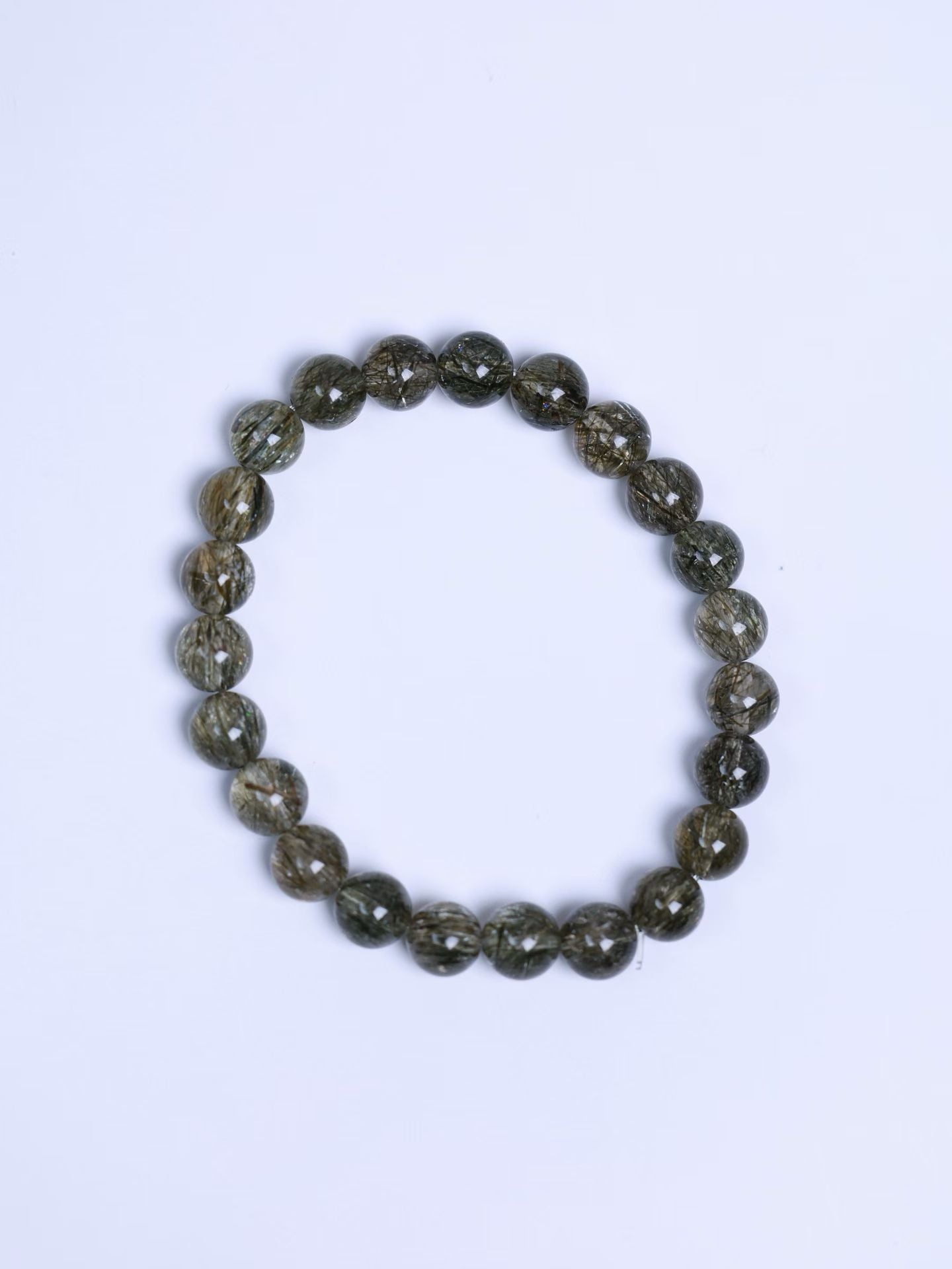 Green Rutilated Quartz Bracelet