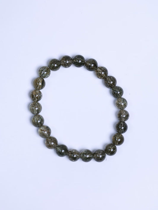 Green Rutilated Quartz Bracelet