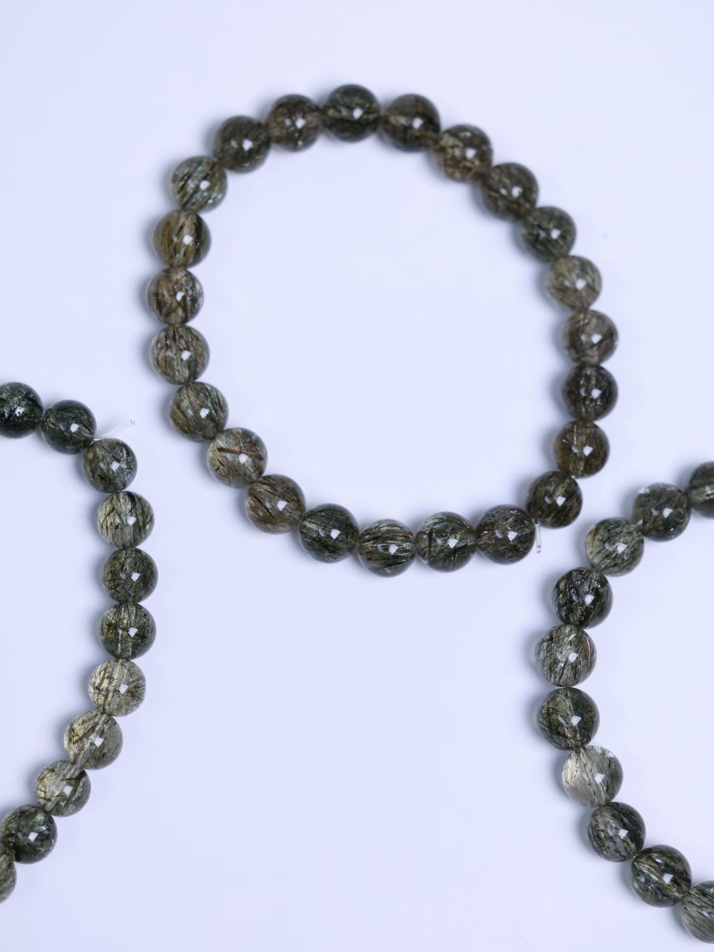 Green Rutilated Quartz Bracelet