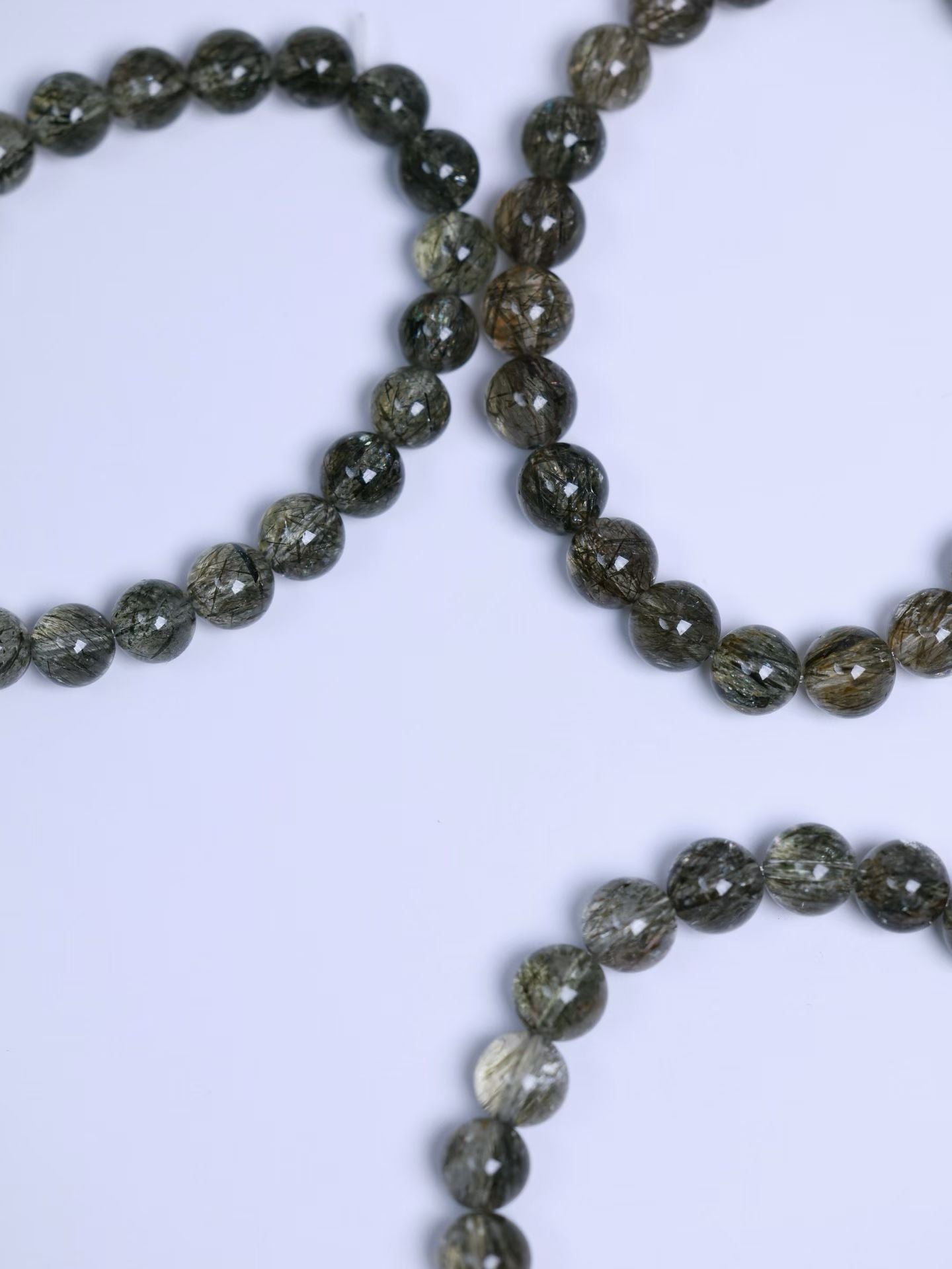 Green Rutilated Quartz Bracelet