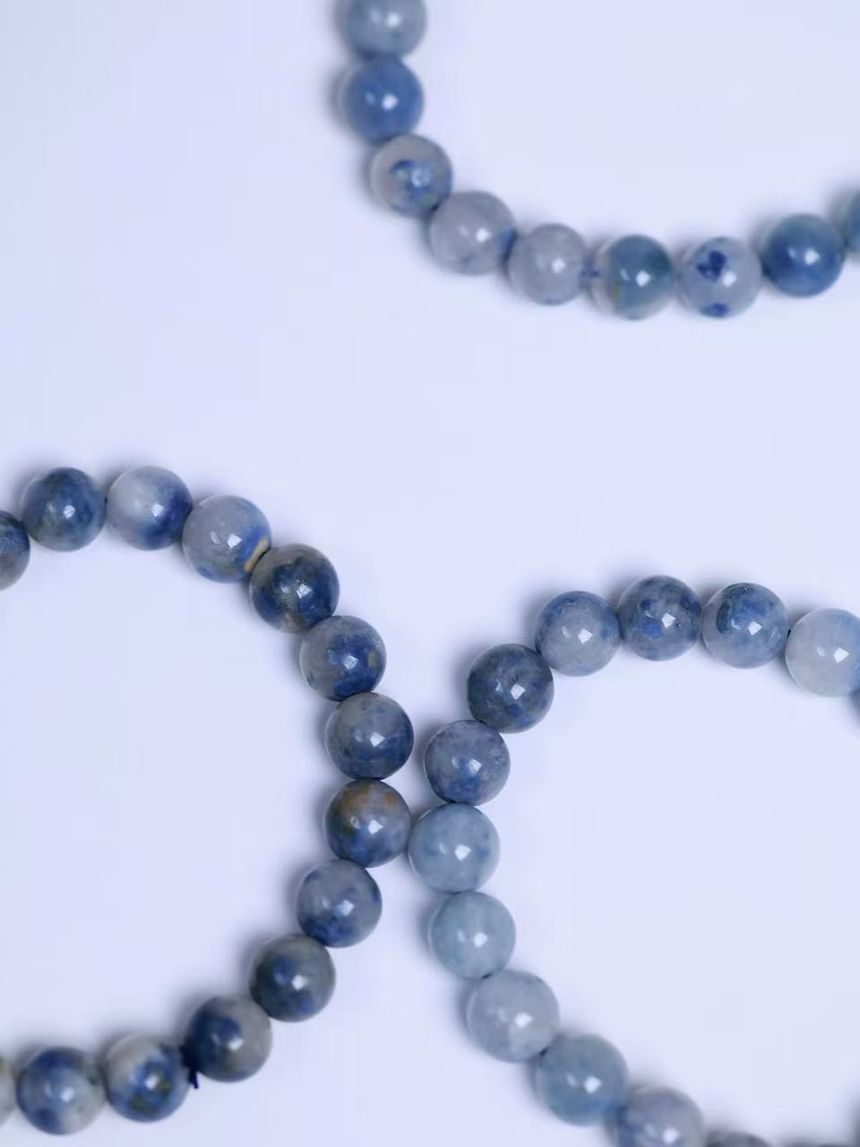 Blue-veined Stone Bracelet