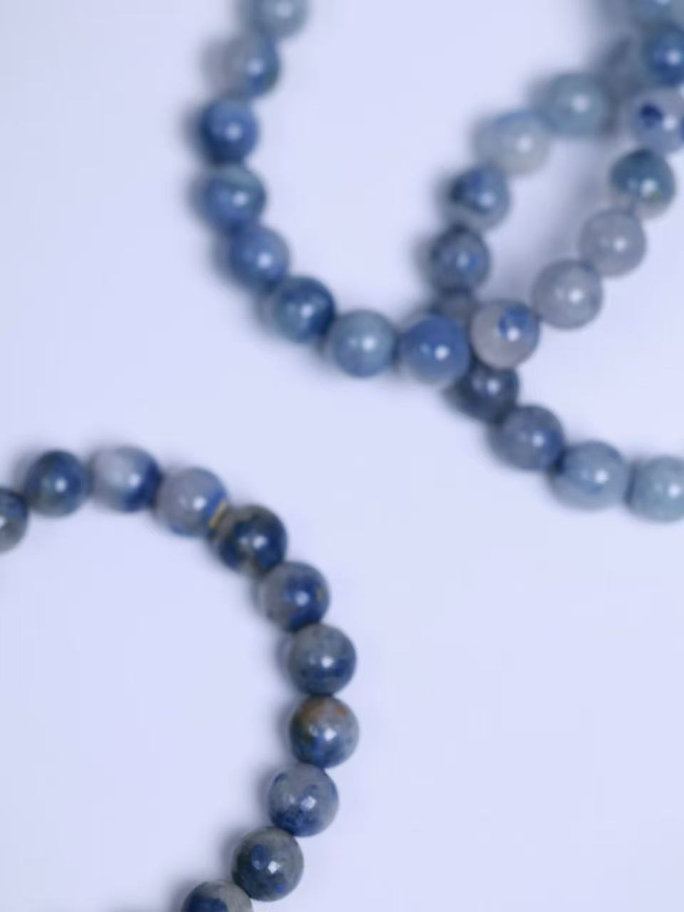 Blue-veined Stone Bracelet