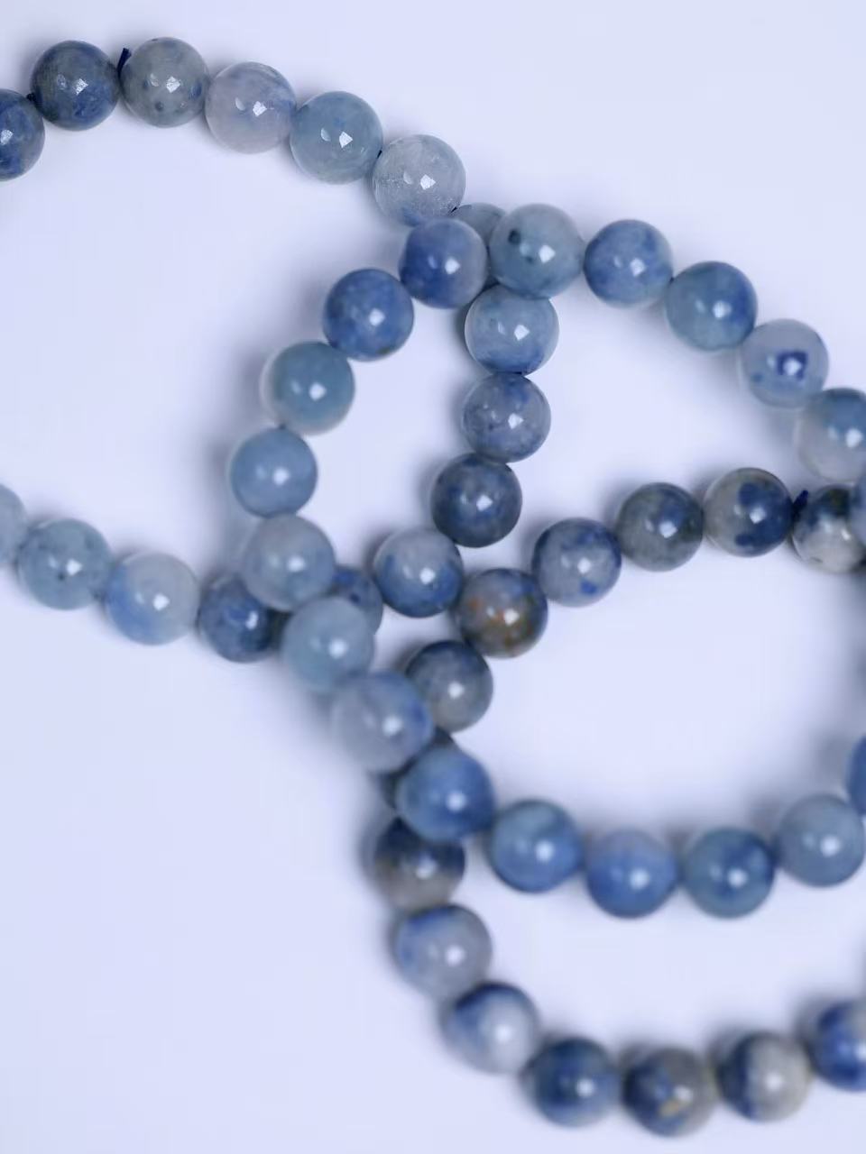 Blue-veined Stone Bracelet