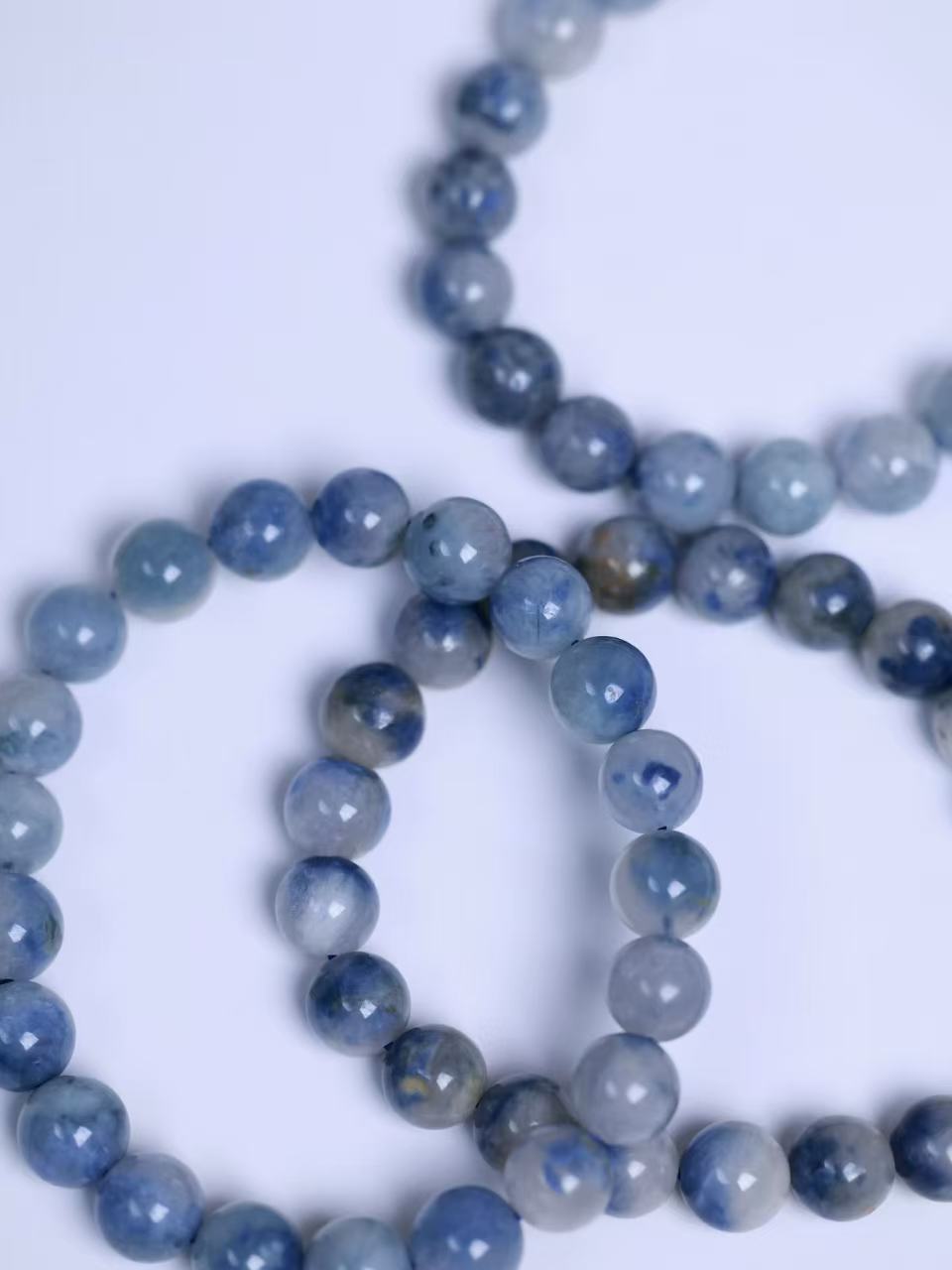 Blue-veined Stone Bracelet