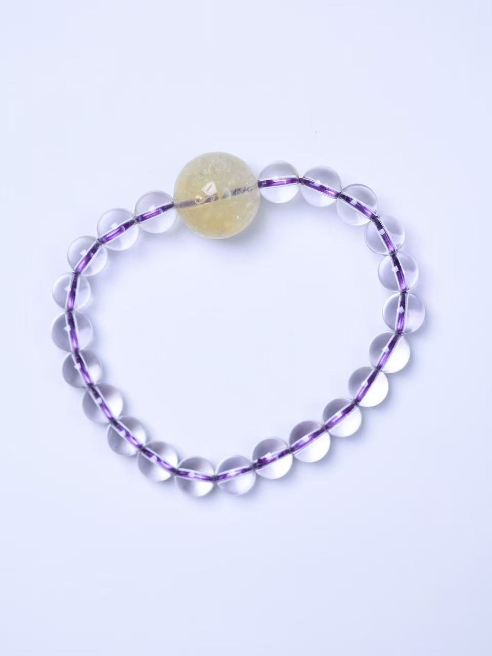 Bolivian Amethyst & Citrine Bracelet