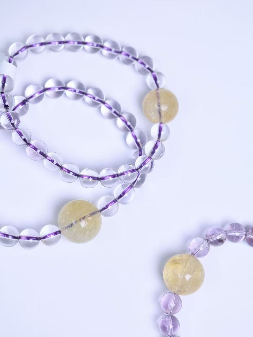 Bolivian Amethyst & Citrine Bracelet