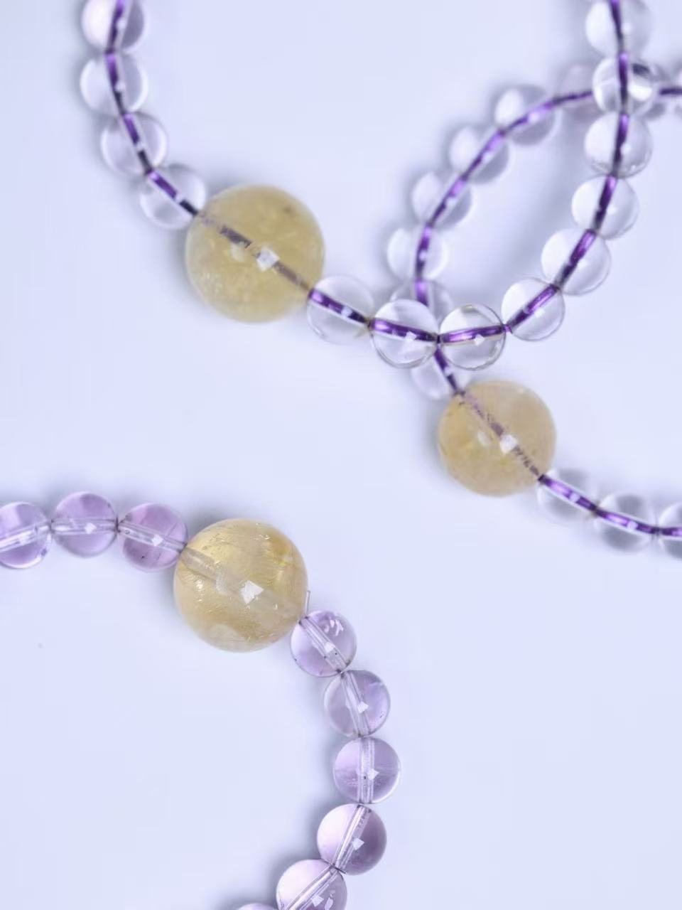 Bolivian Amethyst & Citrine Bracelet
