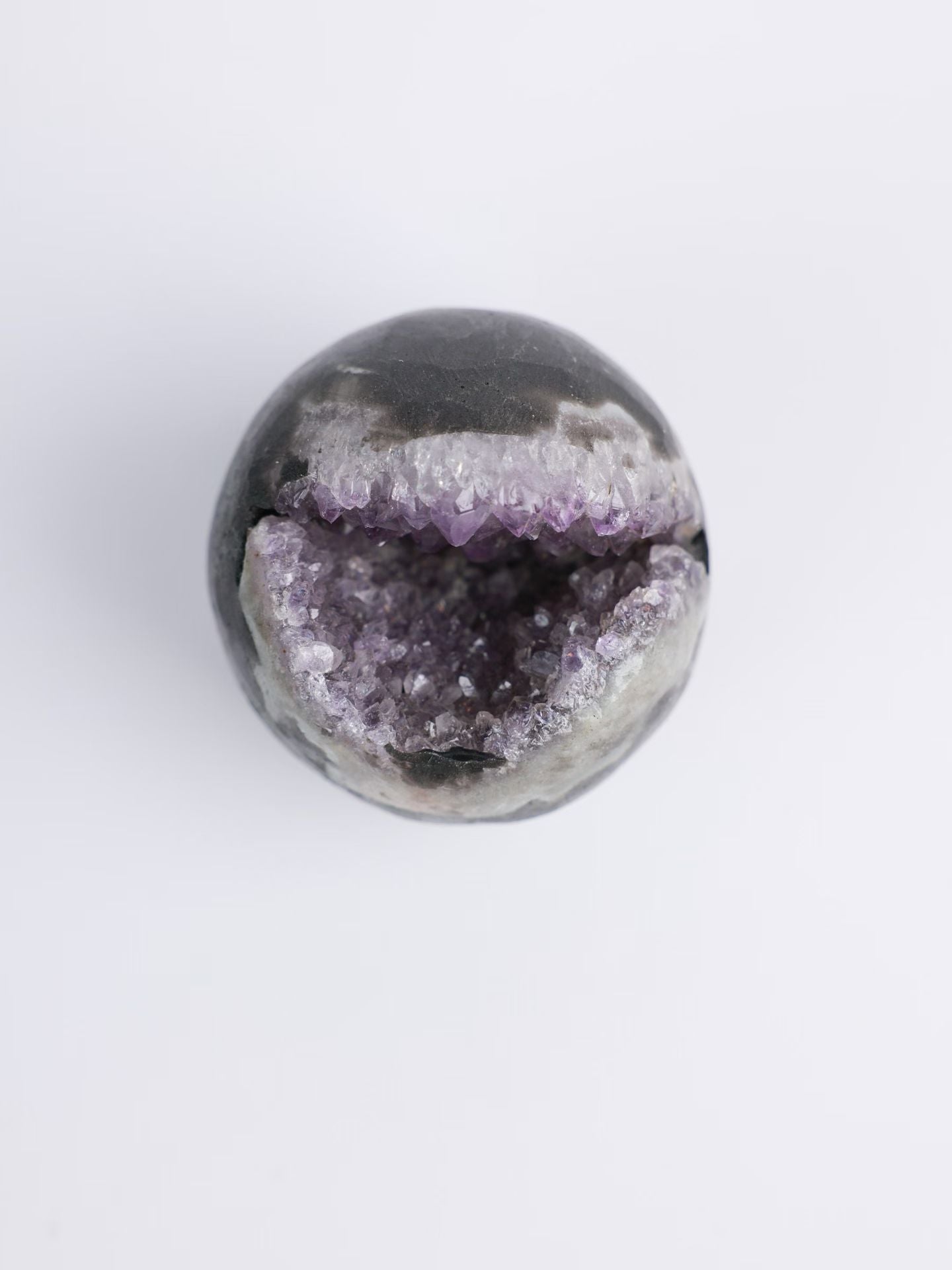 Purple Quartz "Laughing Buddha"