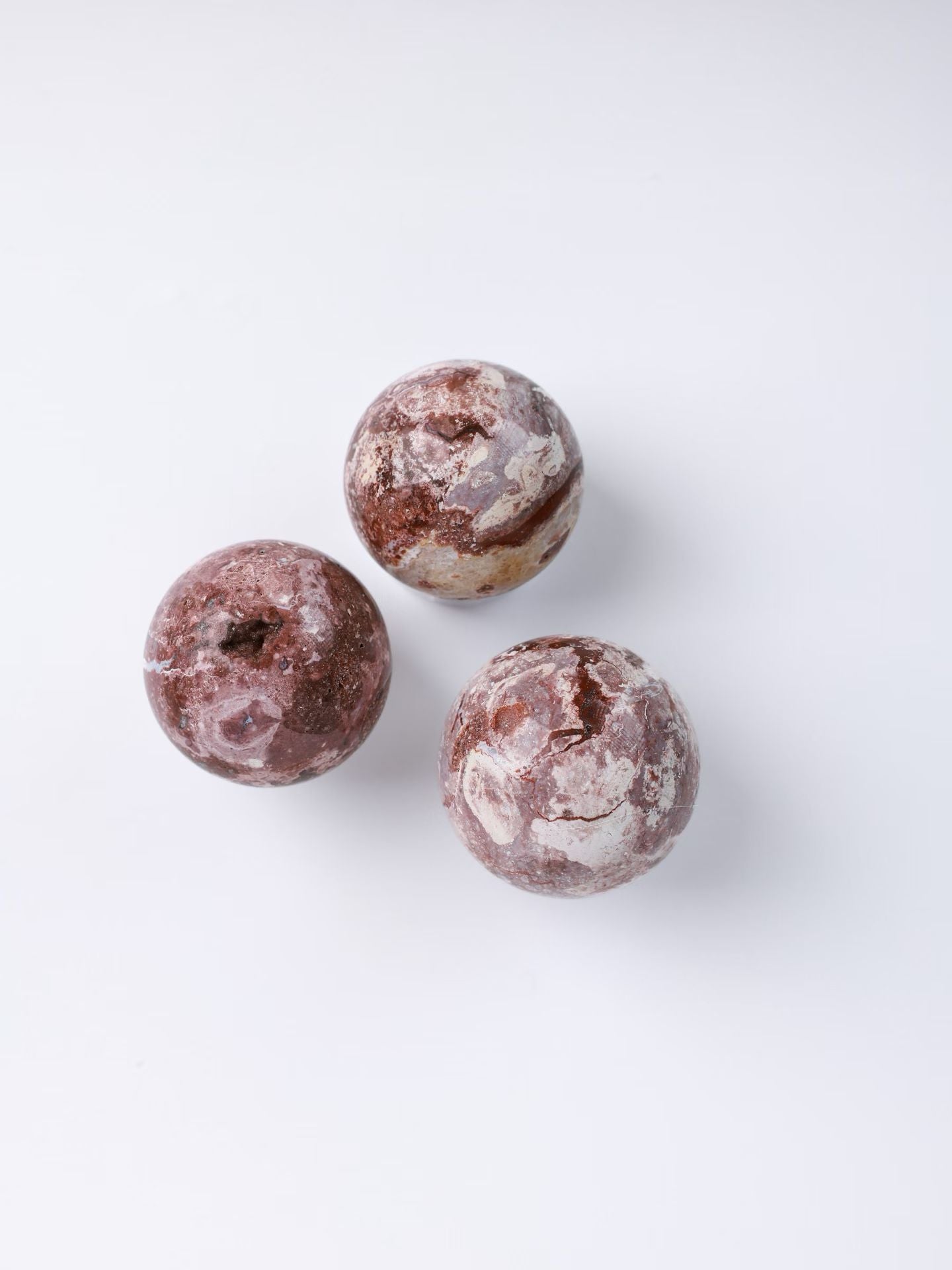 Red Mexican Agate Geode Sphere