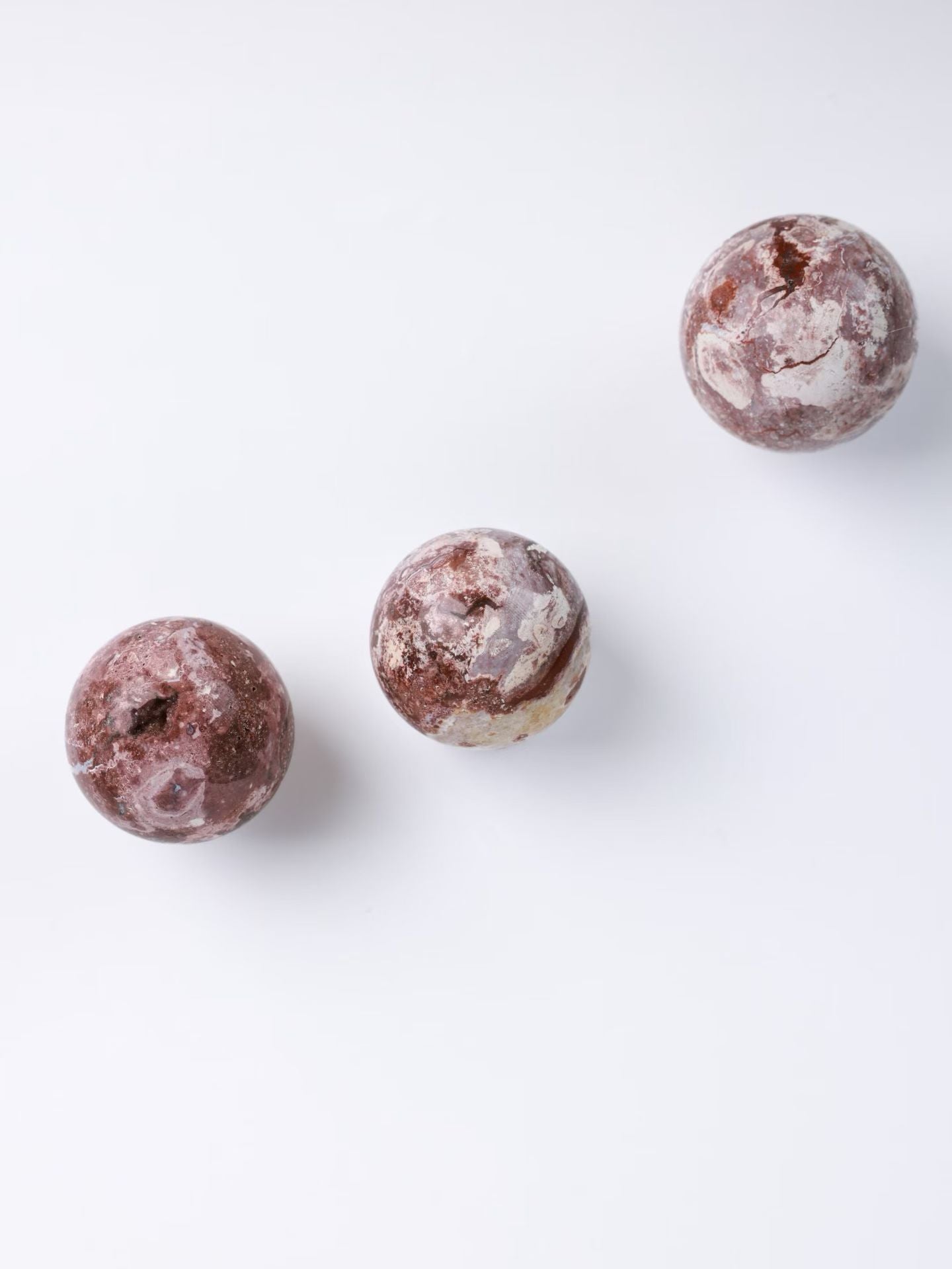 Red Mexican Agate Geode Sphere