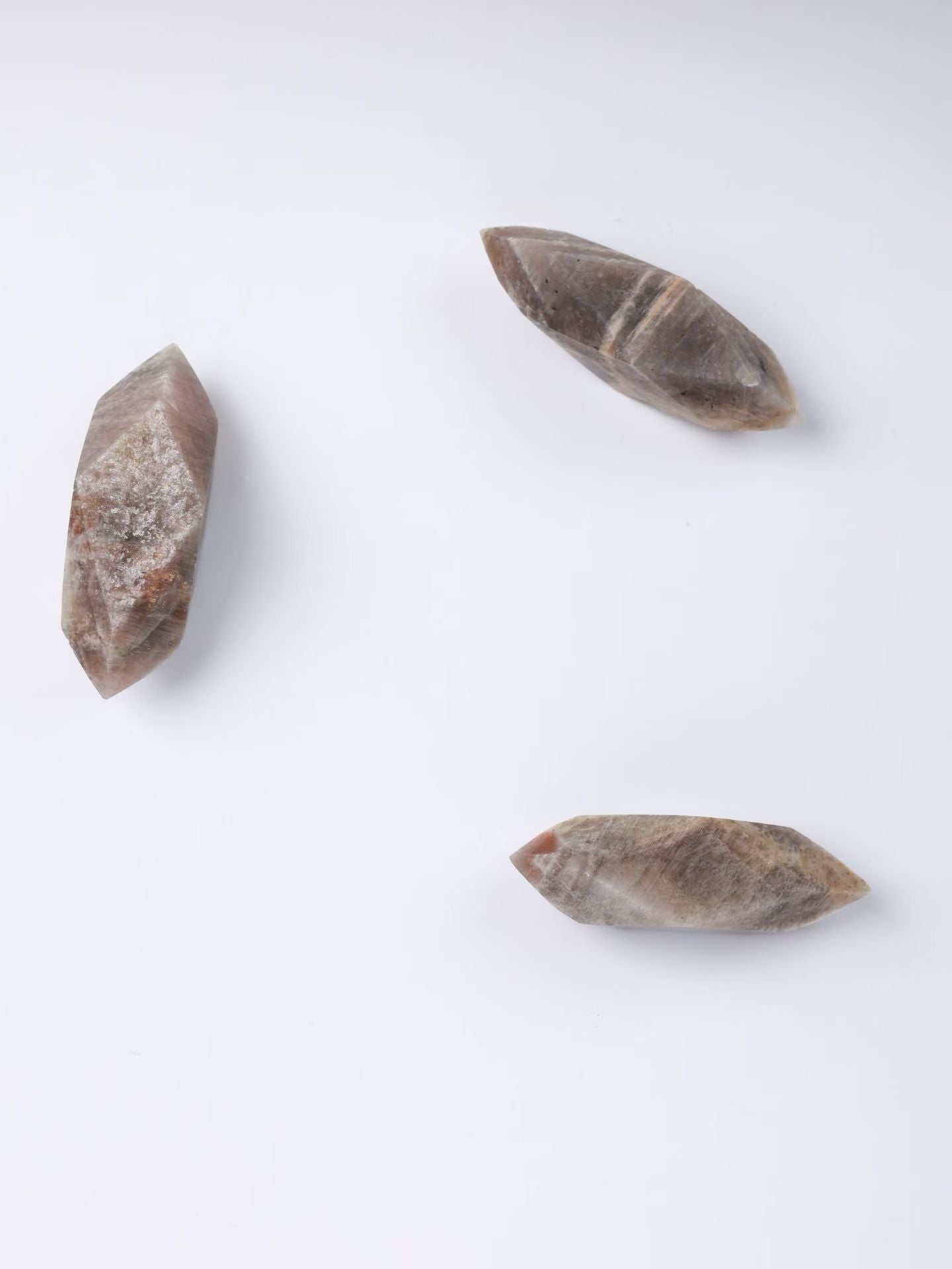 Sun-Moon Double Terminated Diamond Quartz