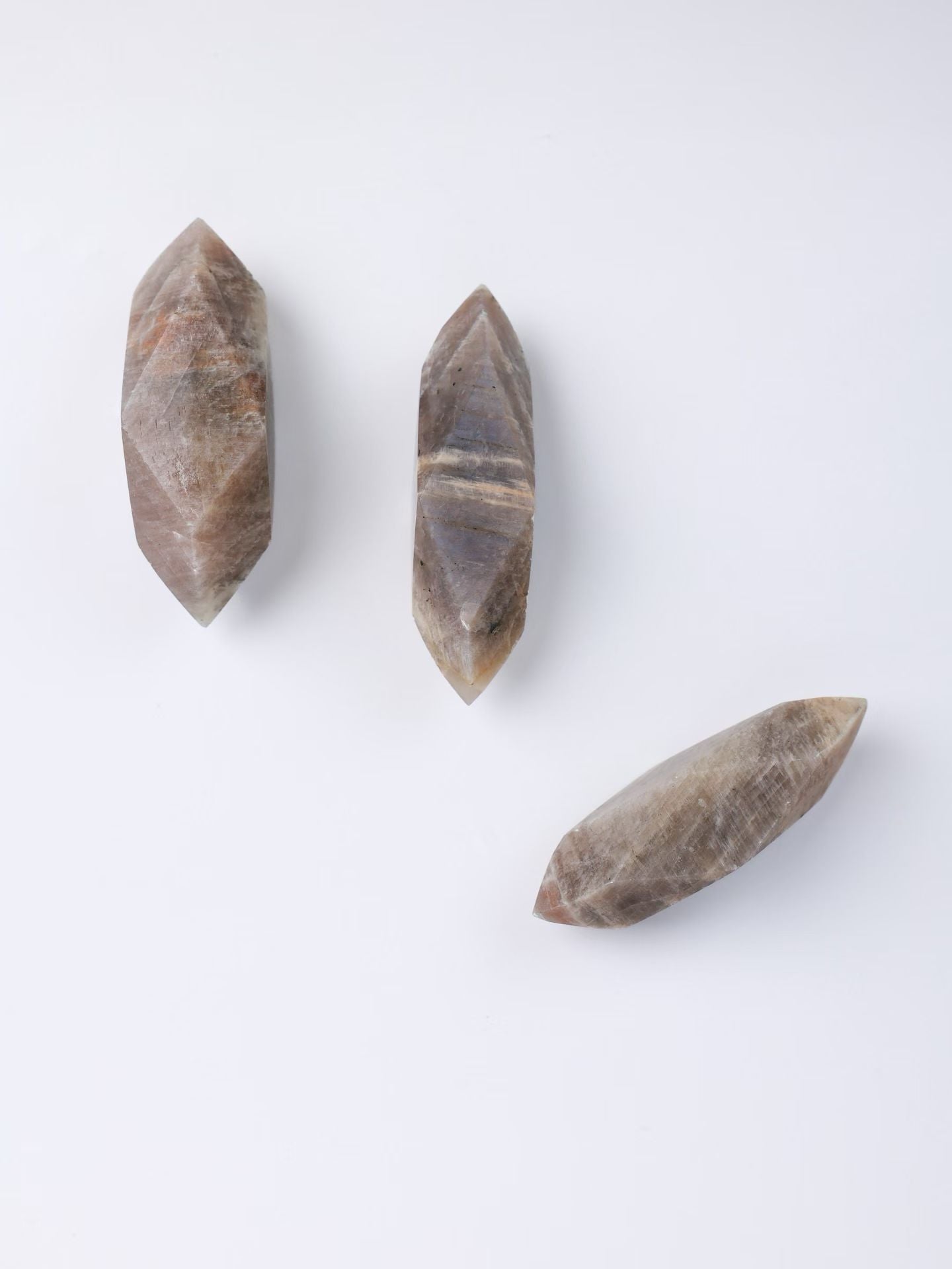 Sun-Moon Double Terminated Diamond Quartz