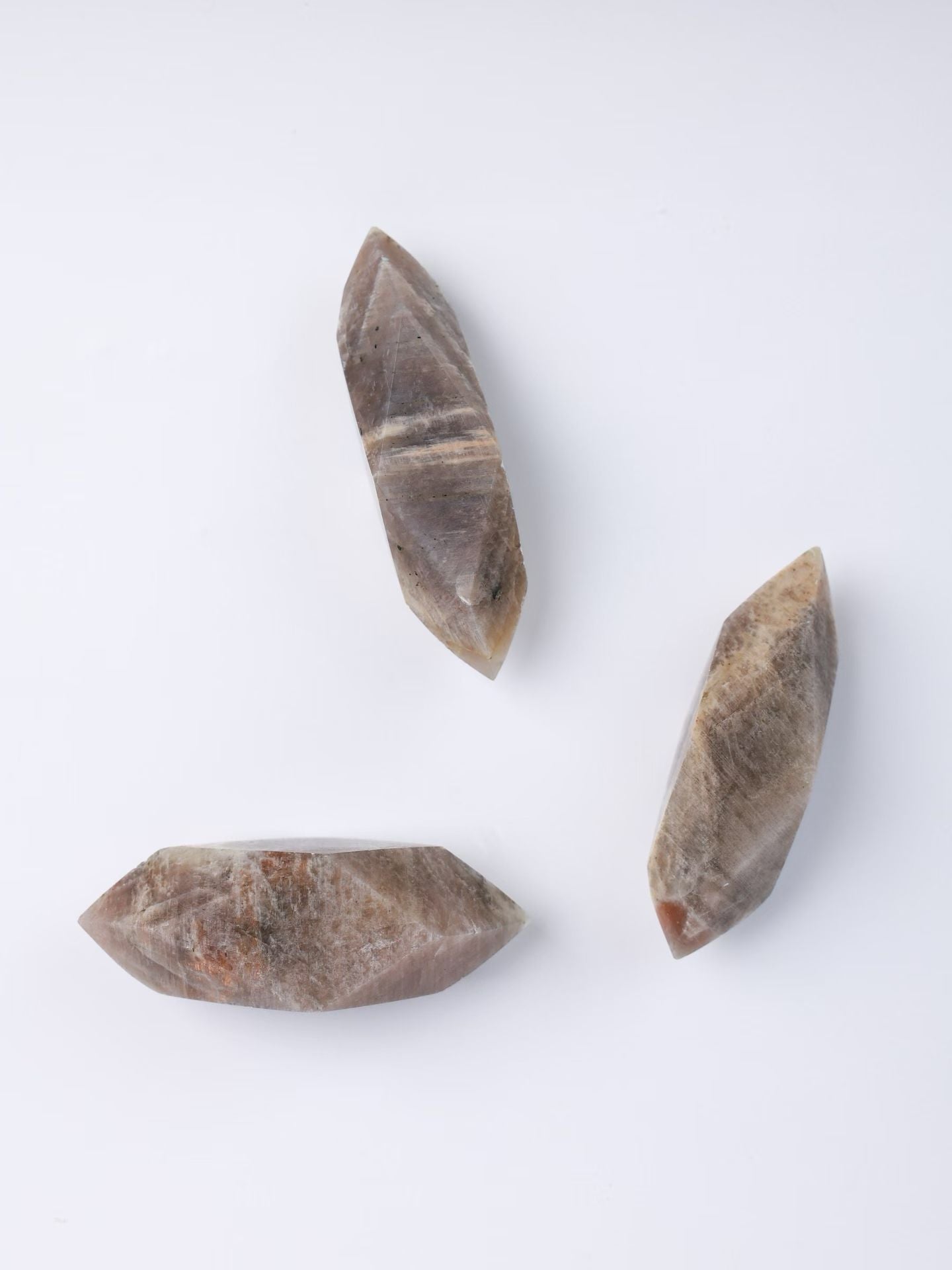 Sun-Moon Double Terminated Diamond Quartz