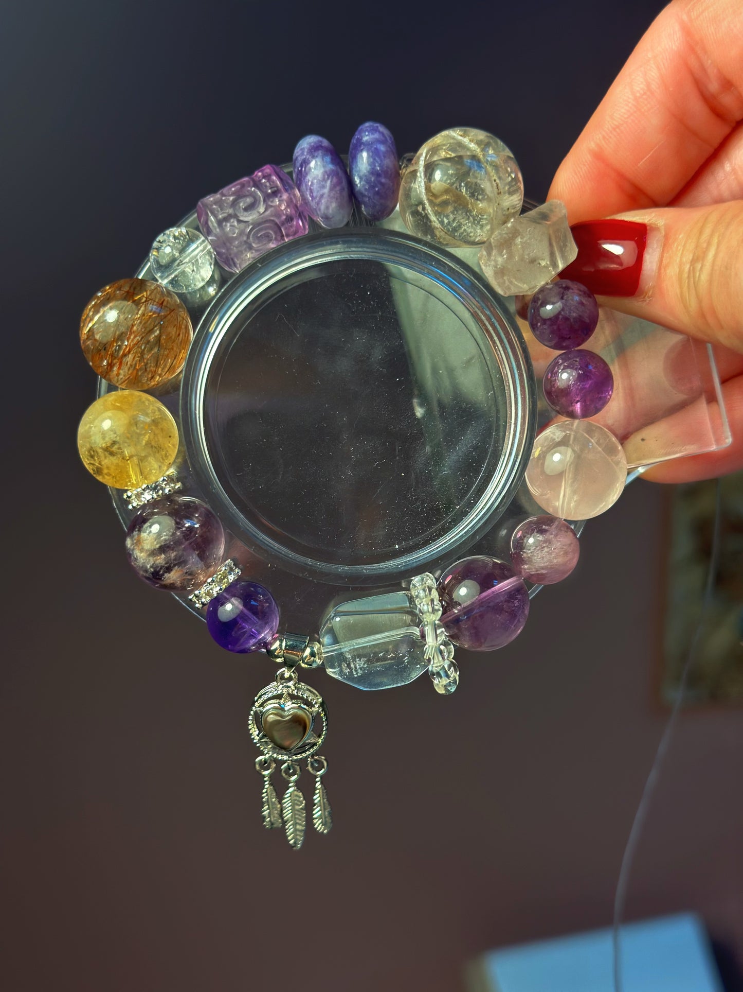 Crafting a crystal bracelet uniquely yours, guided by the wisdom of classical astrology.