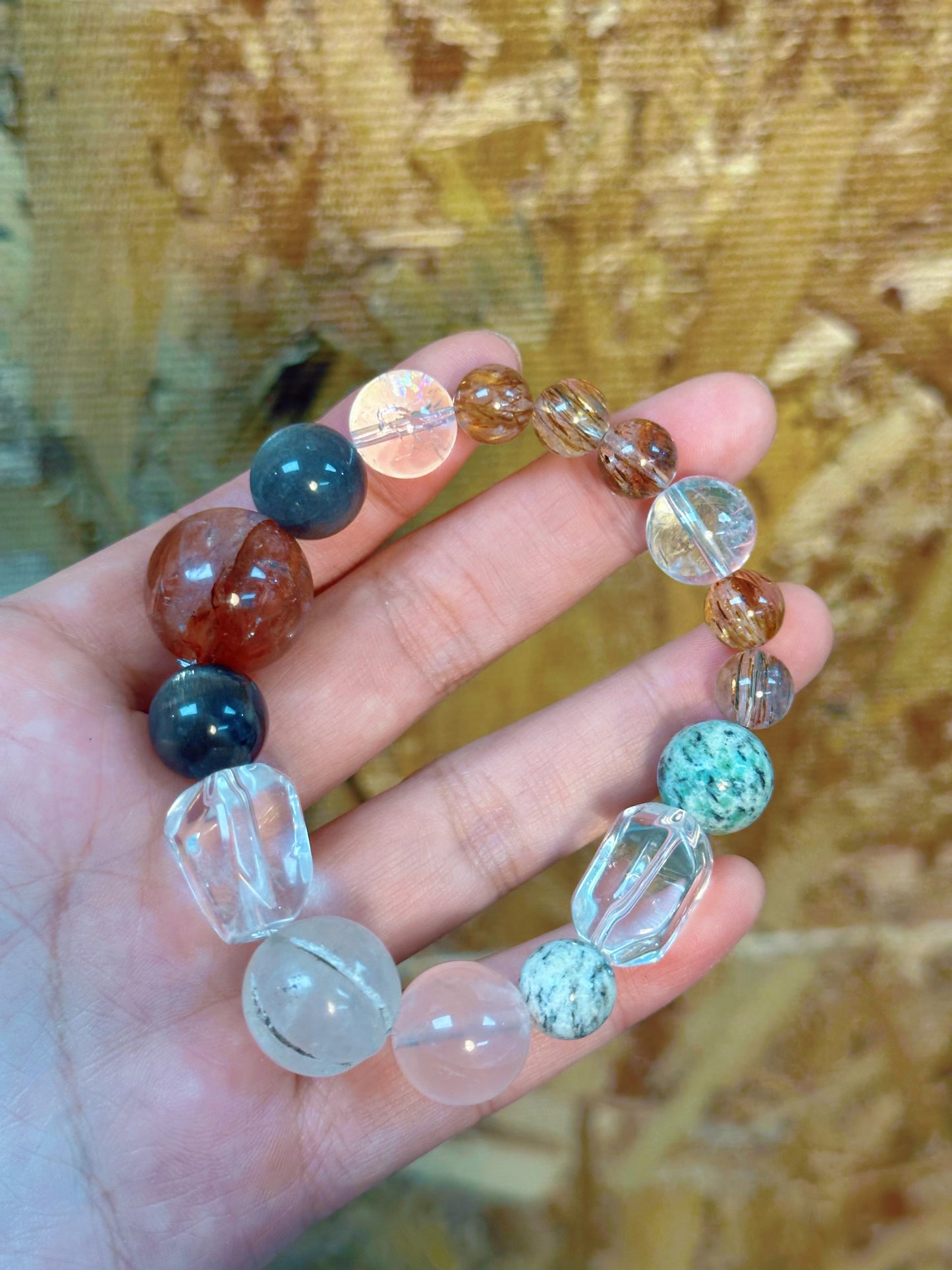 Crafting a crystal bracelet uniquely yours, guided by the wisdom of classical astrology.