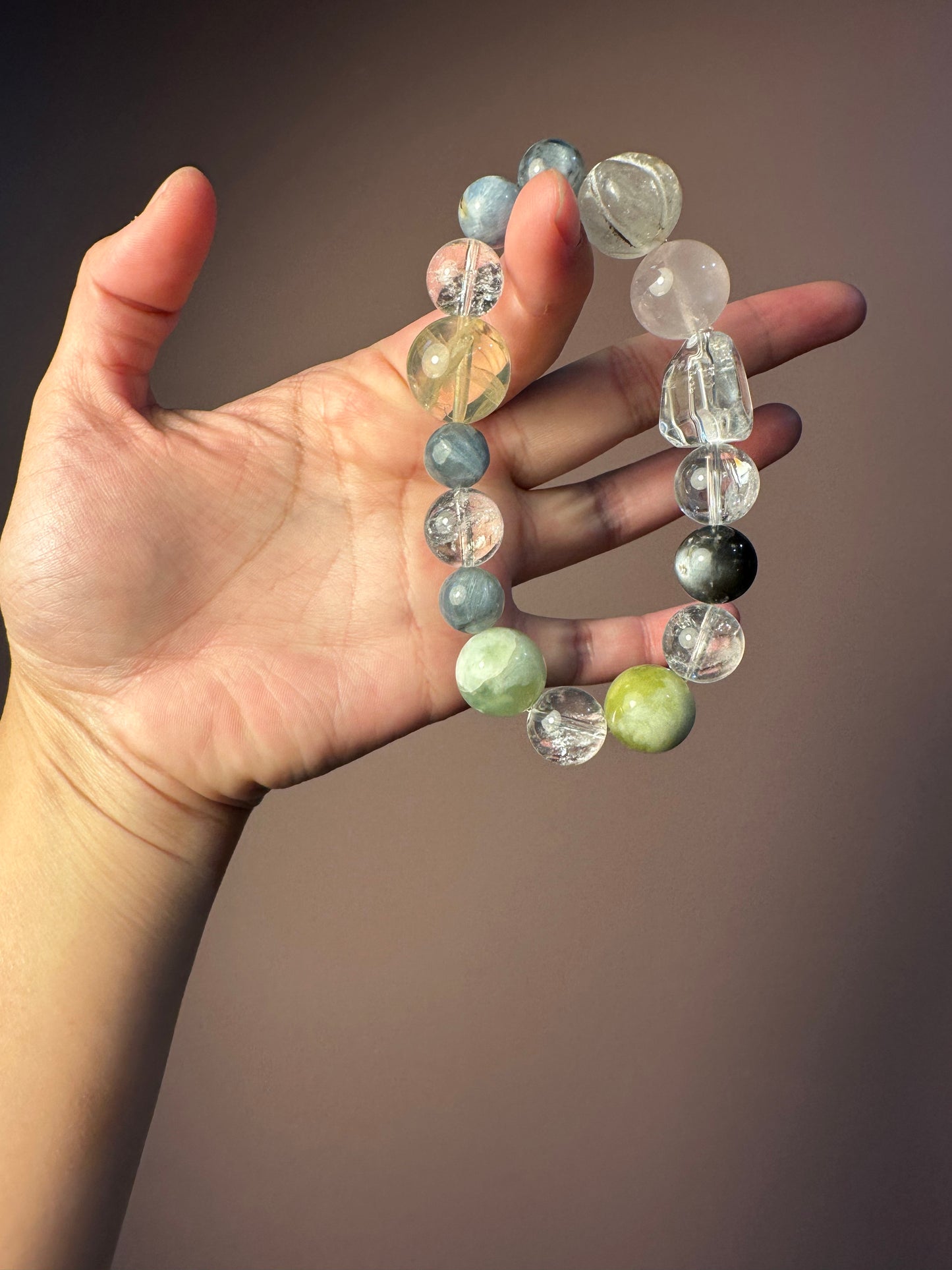 Crafting a crystal bracelet uniquely yours, guided by the wisdom of classical astrology.