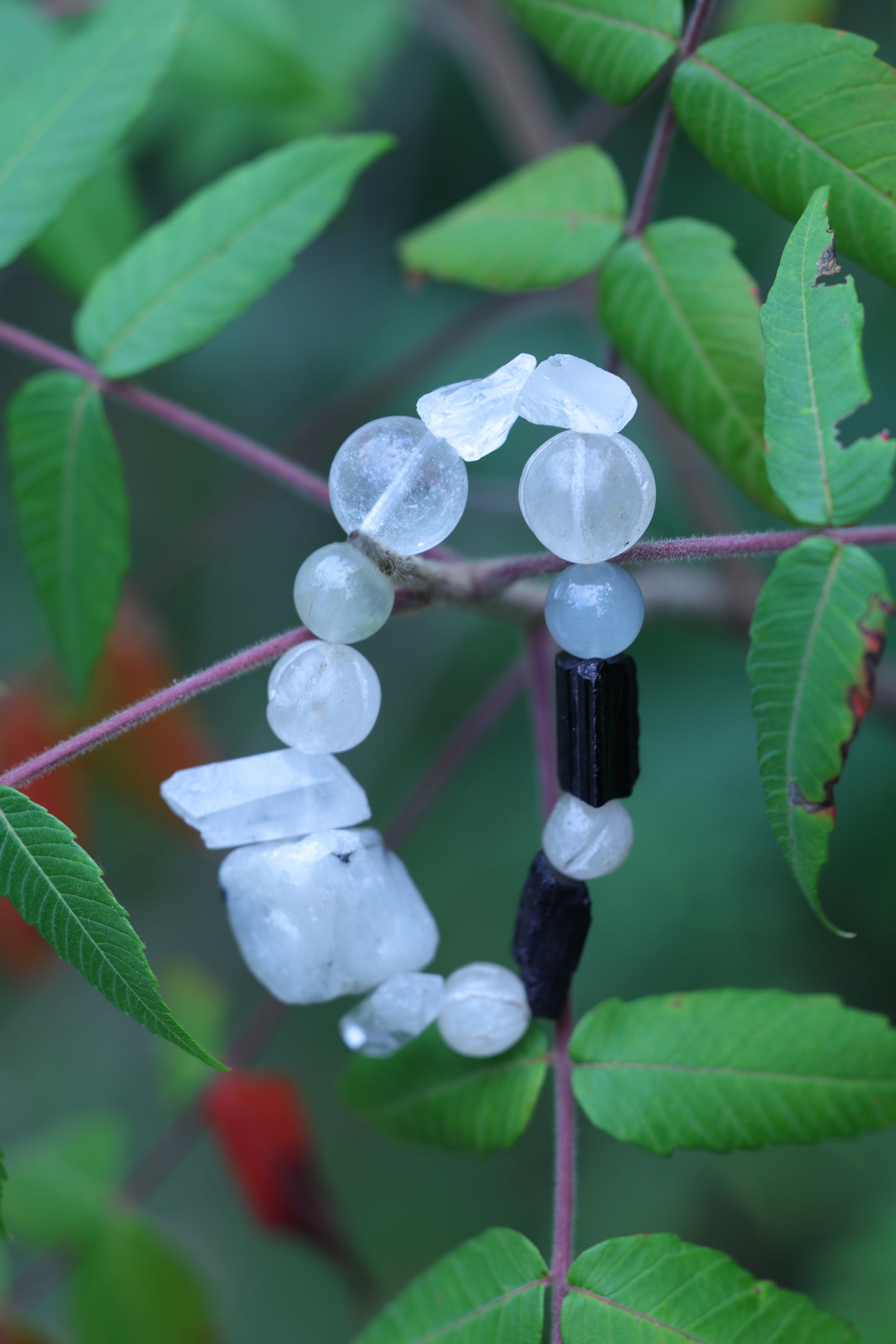 #11 🌿Witchwood Raw Stone Crystal Bracelet🌿