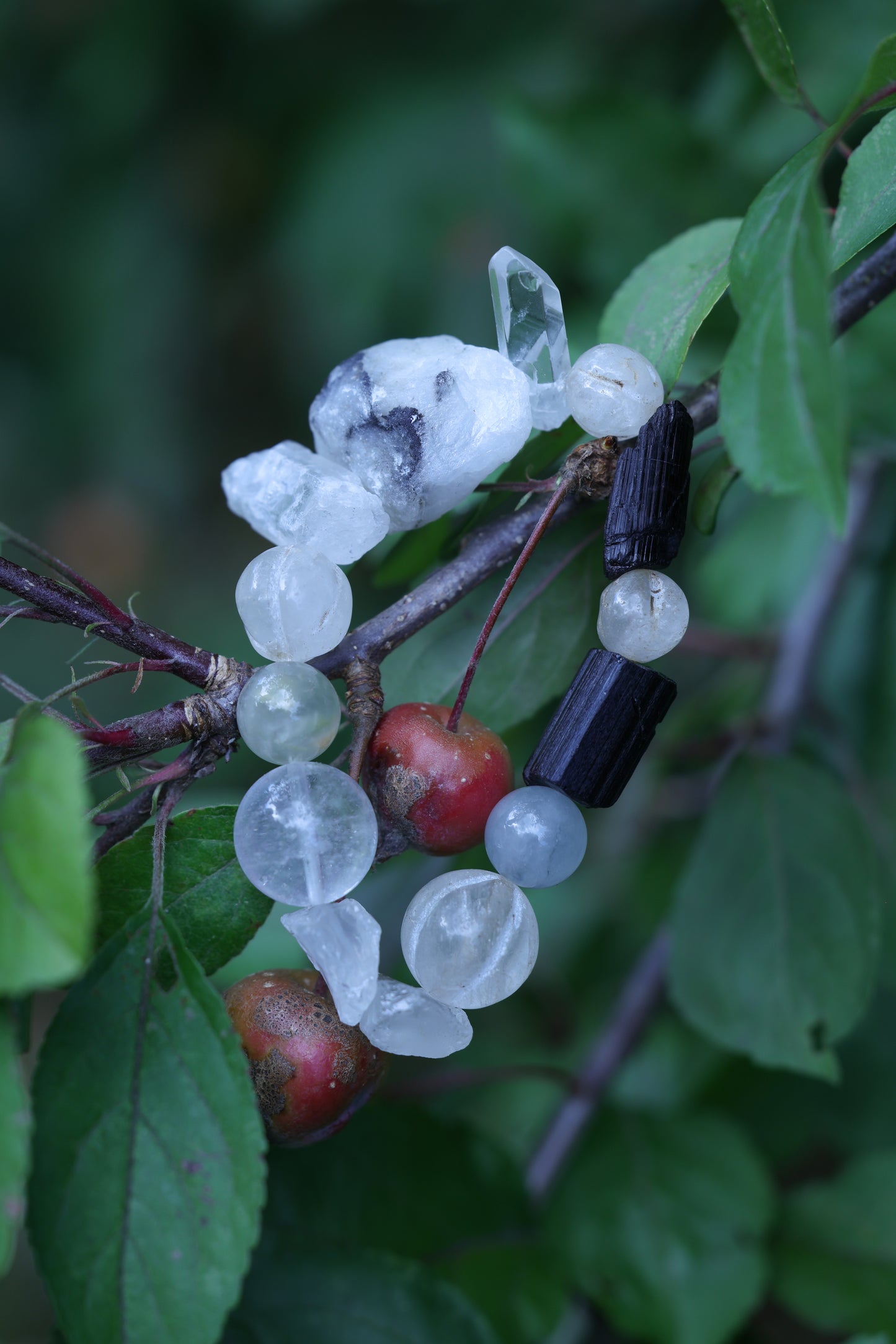 #11 🌿Witchwood Raw Stone Crystal Bracelet🌿