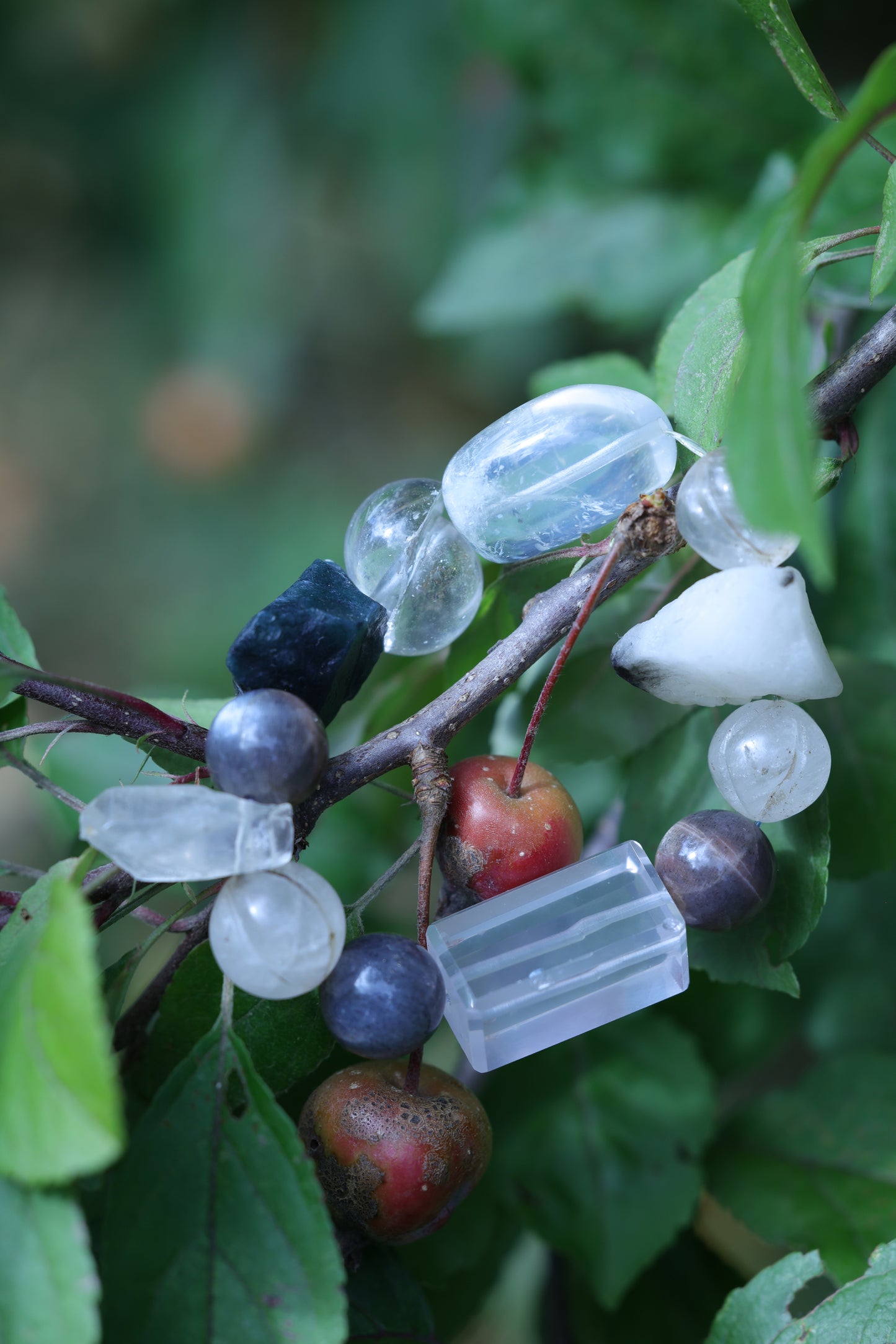 #25 🌿Witchwood Raw Stone Crystal Bracelet🌿
