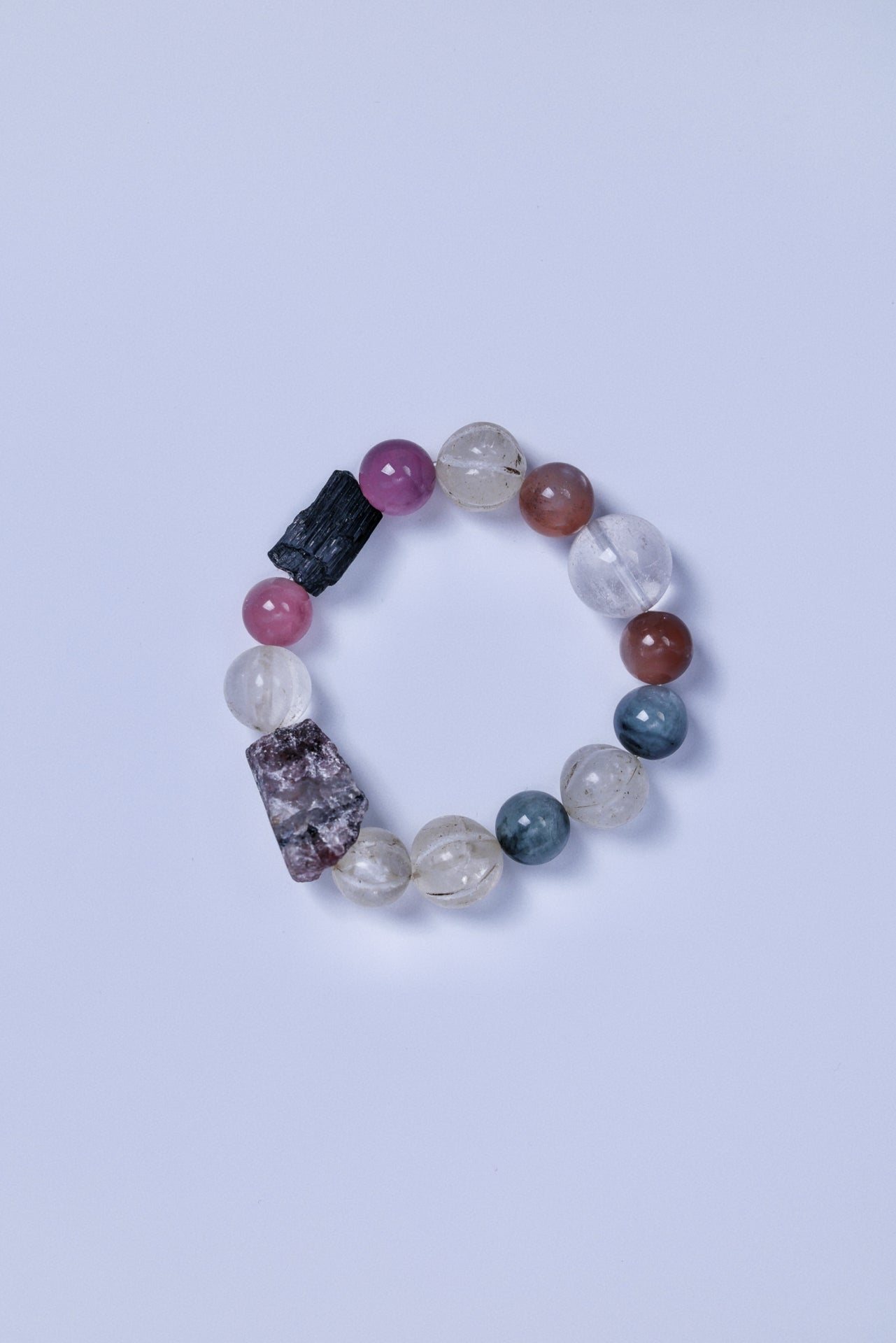 #1 Witchwood Raw Stone Crystal Bracelet🌿