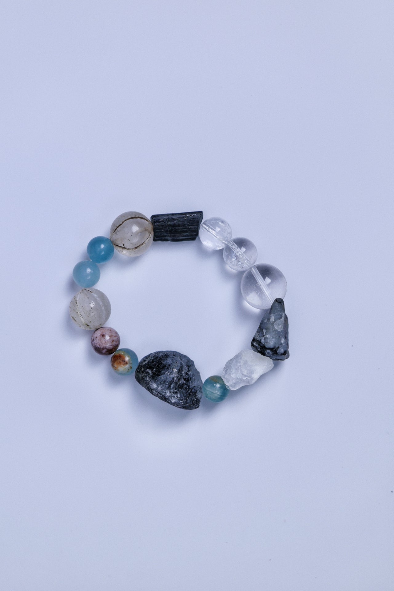#9 🌿Witchwood Raw Stone Crystal Bracelet🌿
