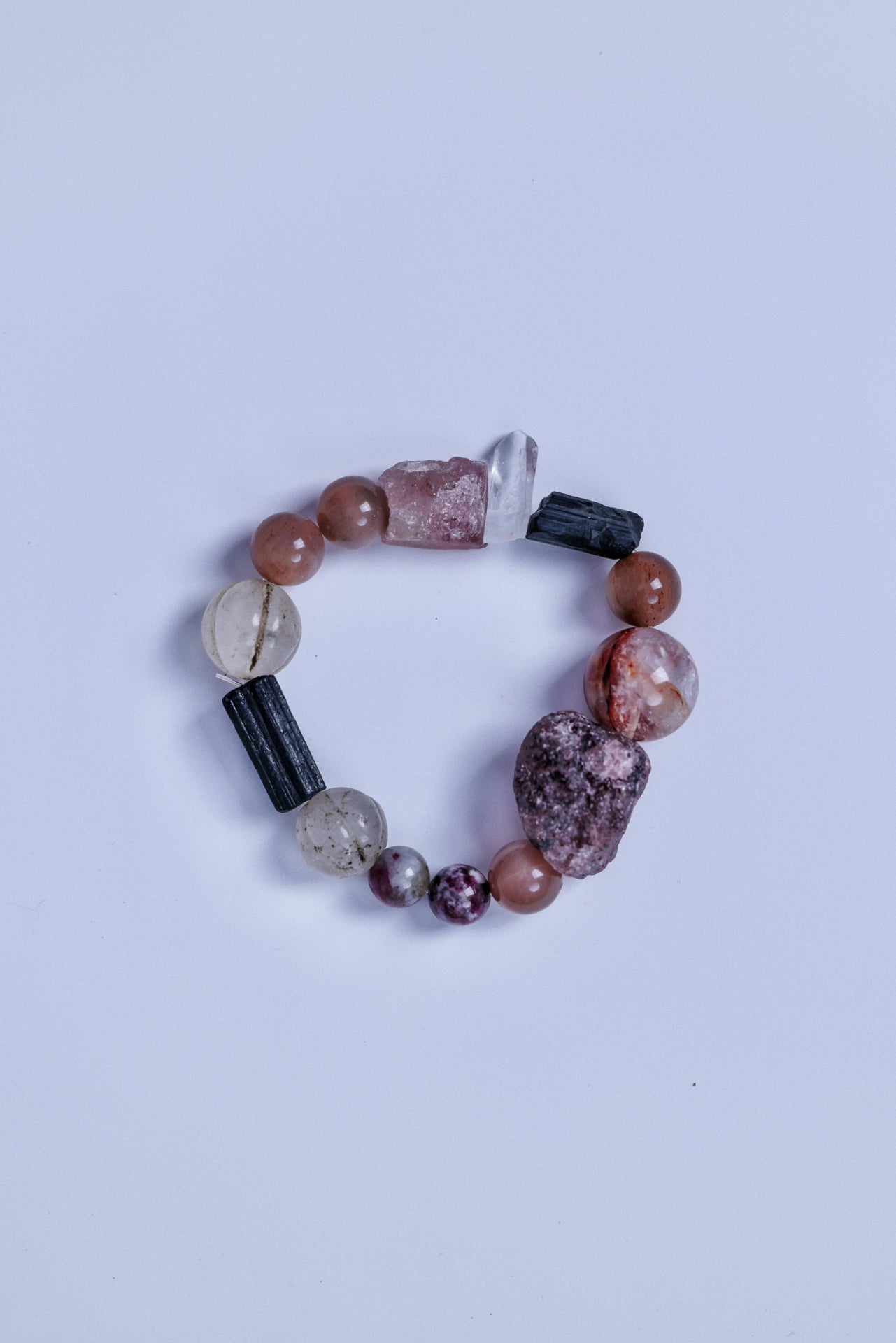 #10 🌿Witchwood Raw Stone Crystal Bracelet🌿