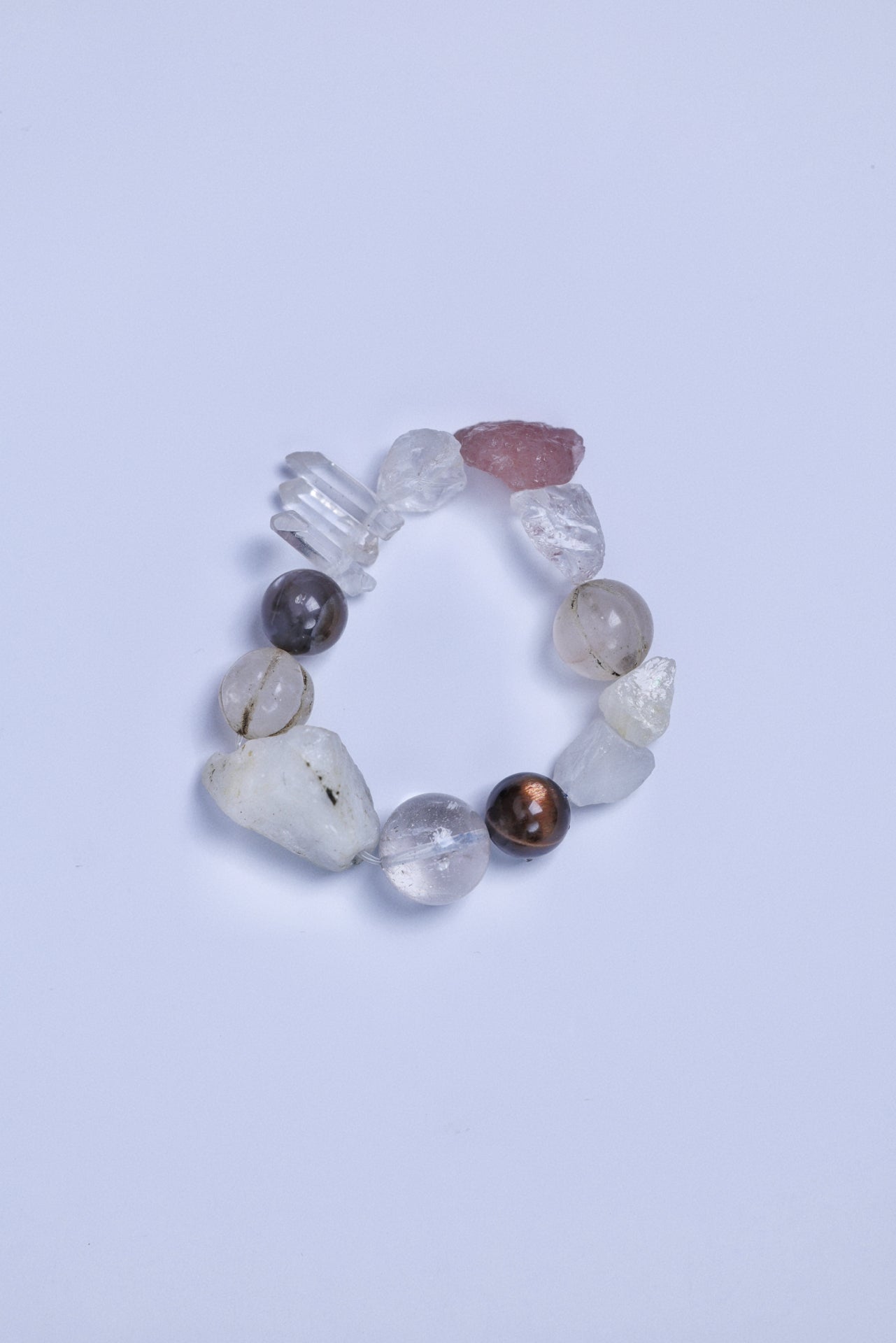 #12 🌿Witchwood Raw Stone Crystal Bracelet🌿