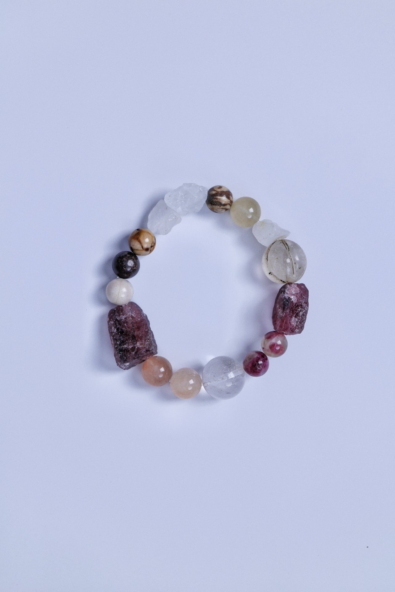 #16 🌿Witchwood Raw Stone Crystal Bracelet🌿