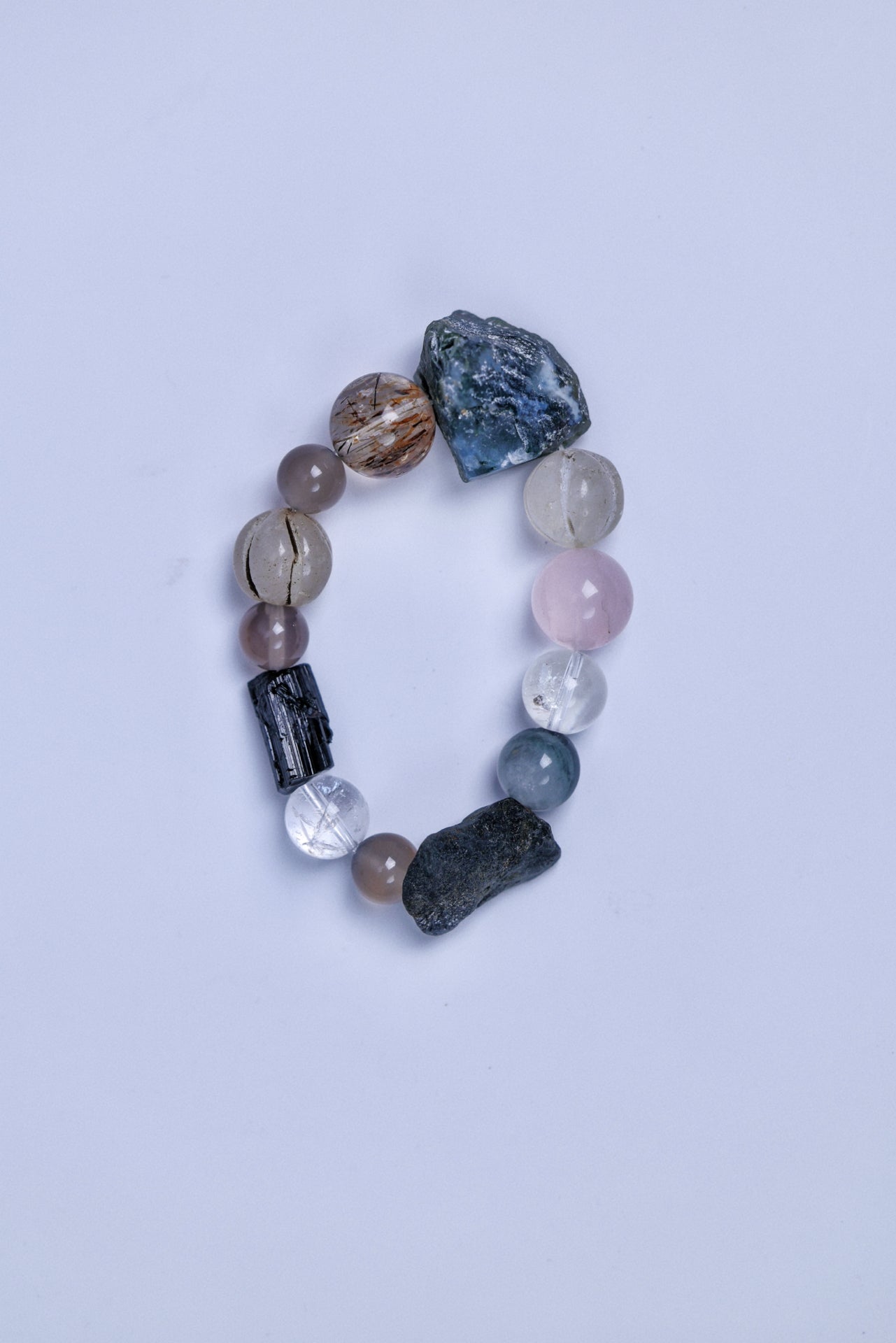 #18 🌿Witchwood Raw Stone Crystal Bracelet🌿