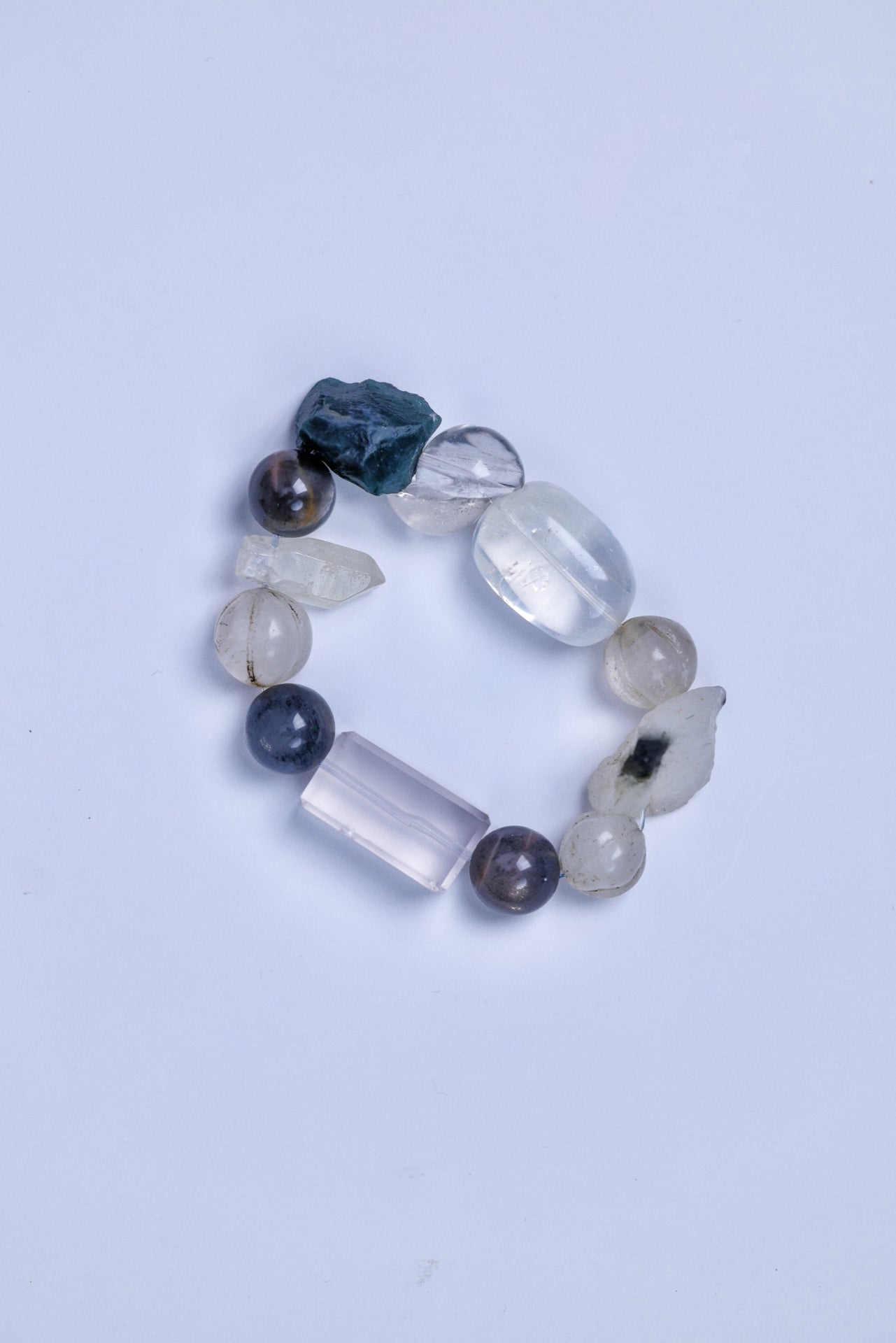 #25 🌿Witchwood Raw Stone Crystal Bracelet🌿