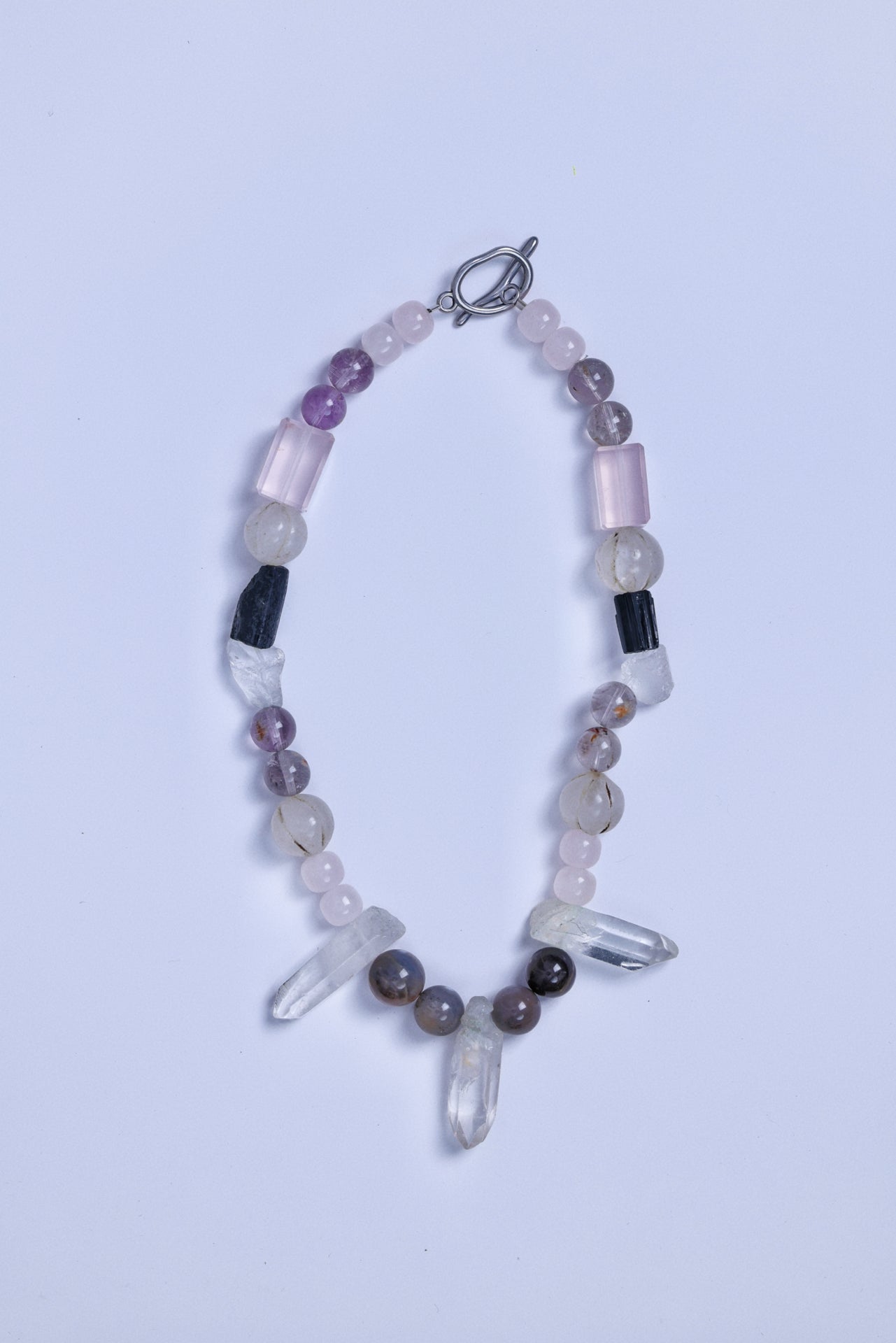 #3 🌿 Witchwood Raw Stone Crystal Necklace🌿